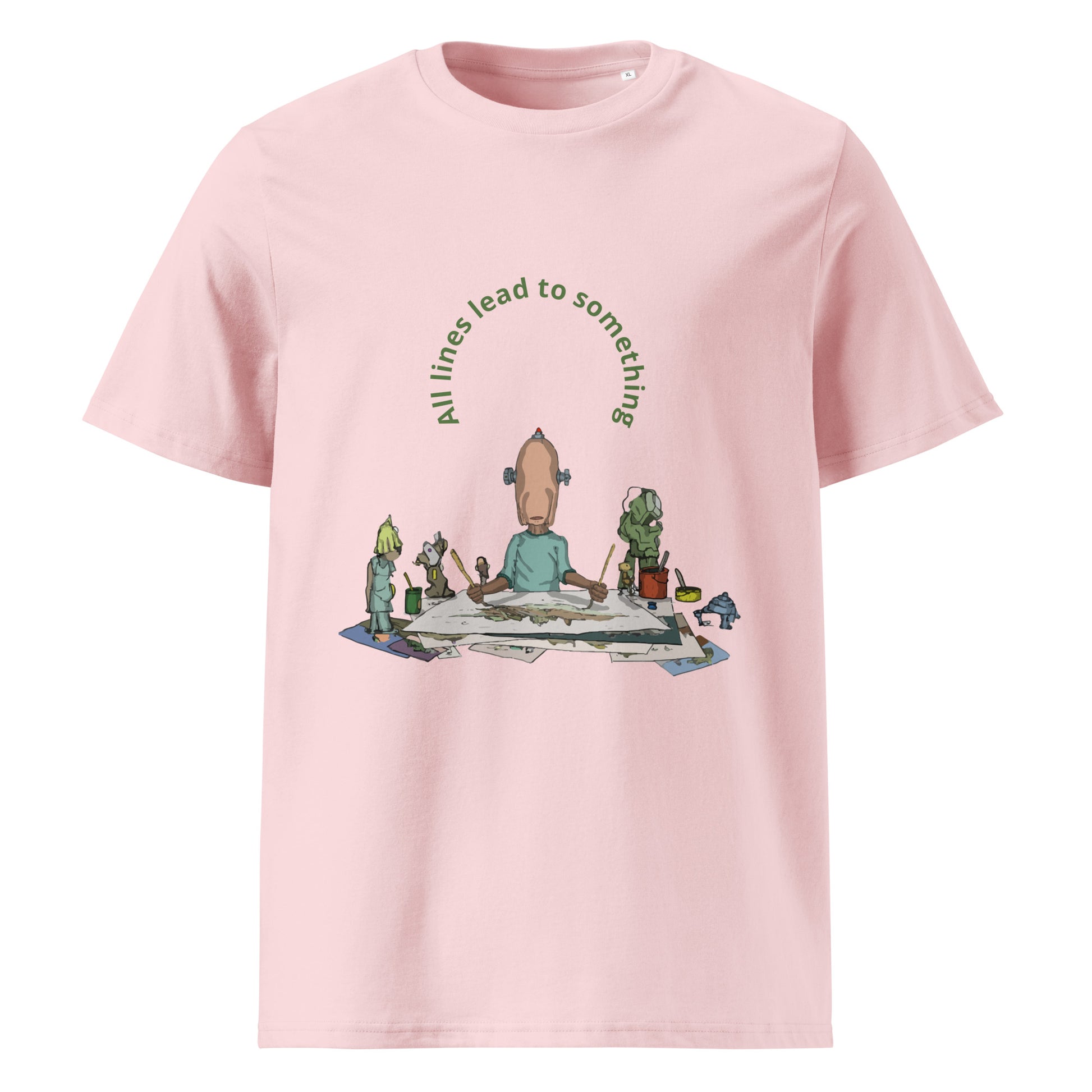 t-shirt, wearable art, original drawing, creative hoover, contemporary clothing, All lines lead to something
