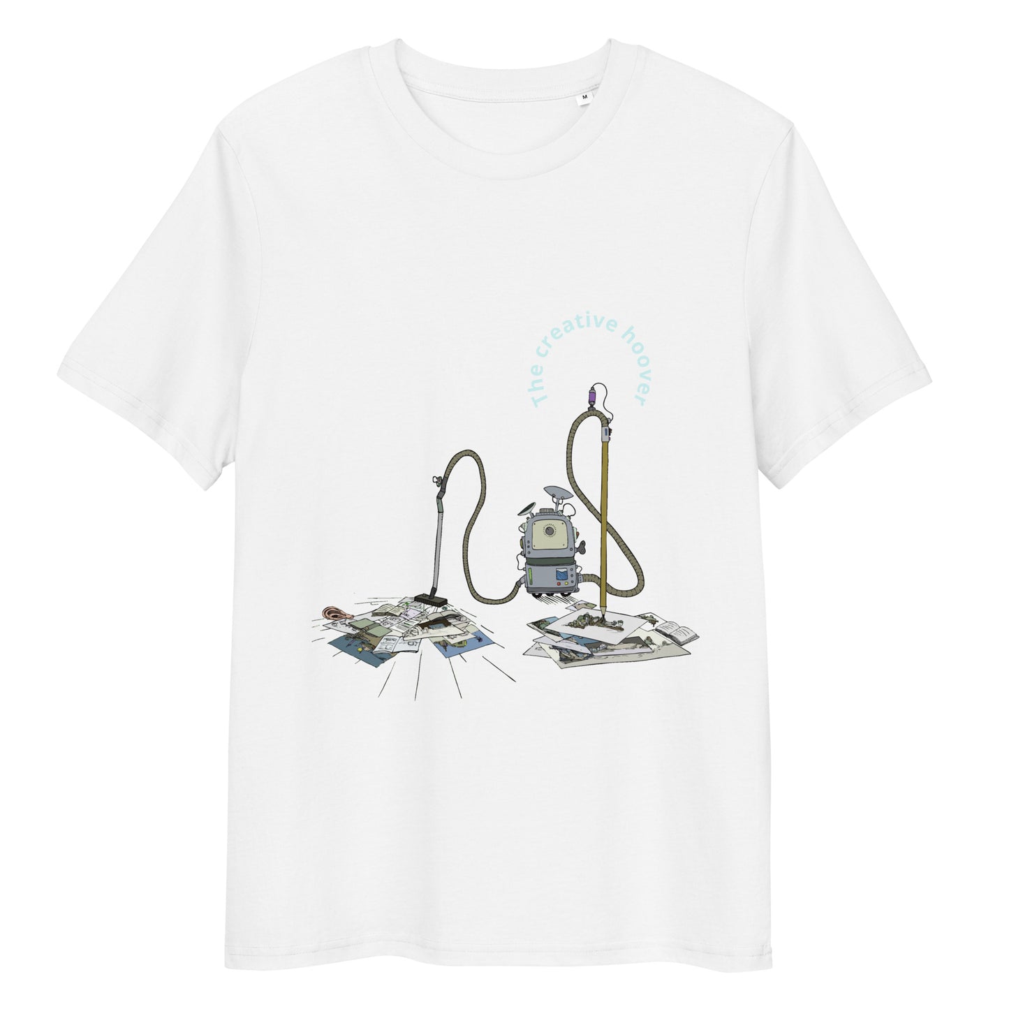 t-shirt, wearable art, original drawing, creative hoover, contemporary clothing