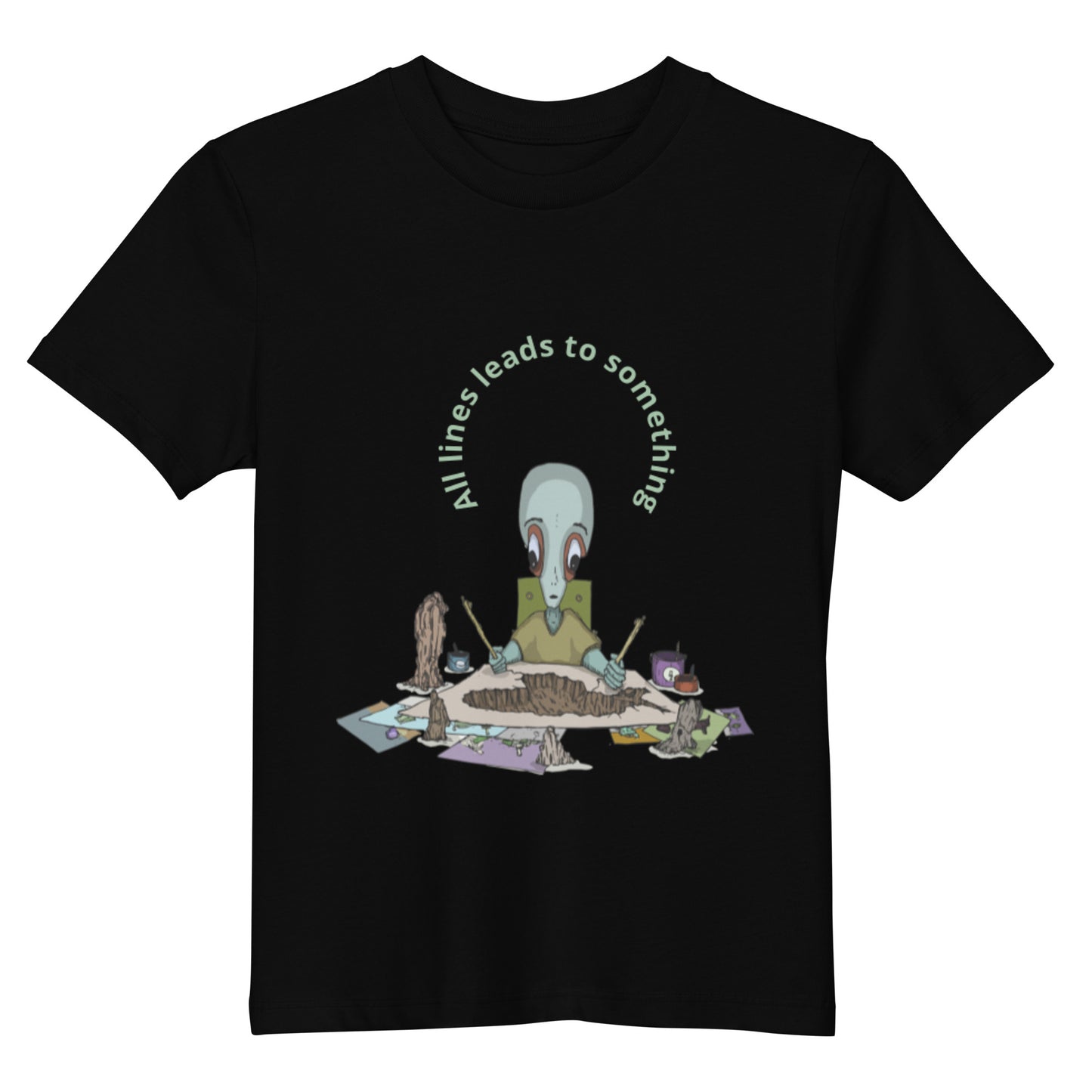 t-shirt, wearable art, original drawing, creative hoover, contemporary clothing, fantasy, cartoon art, Kids t-shirt
