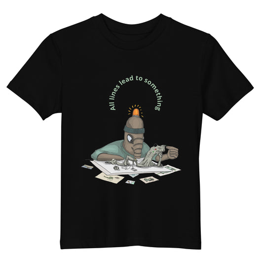 Original design t-shirt, wearable art, original drawing, creative hoover, contemporary clothing, fantasy, Kids t-shirt