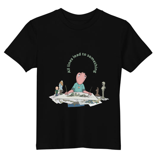 Original design t-shirt, wearable art, original drawing, creative hoover, contemporary clothing, fantasy, Kids t-shirt
