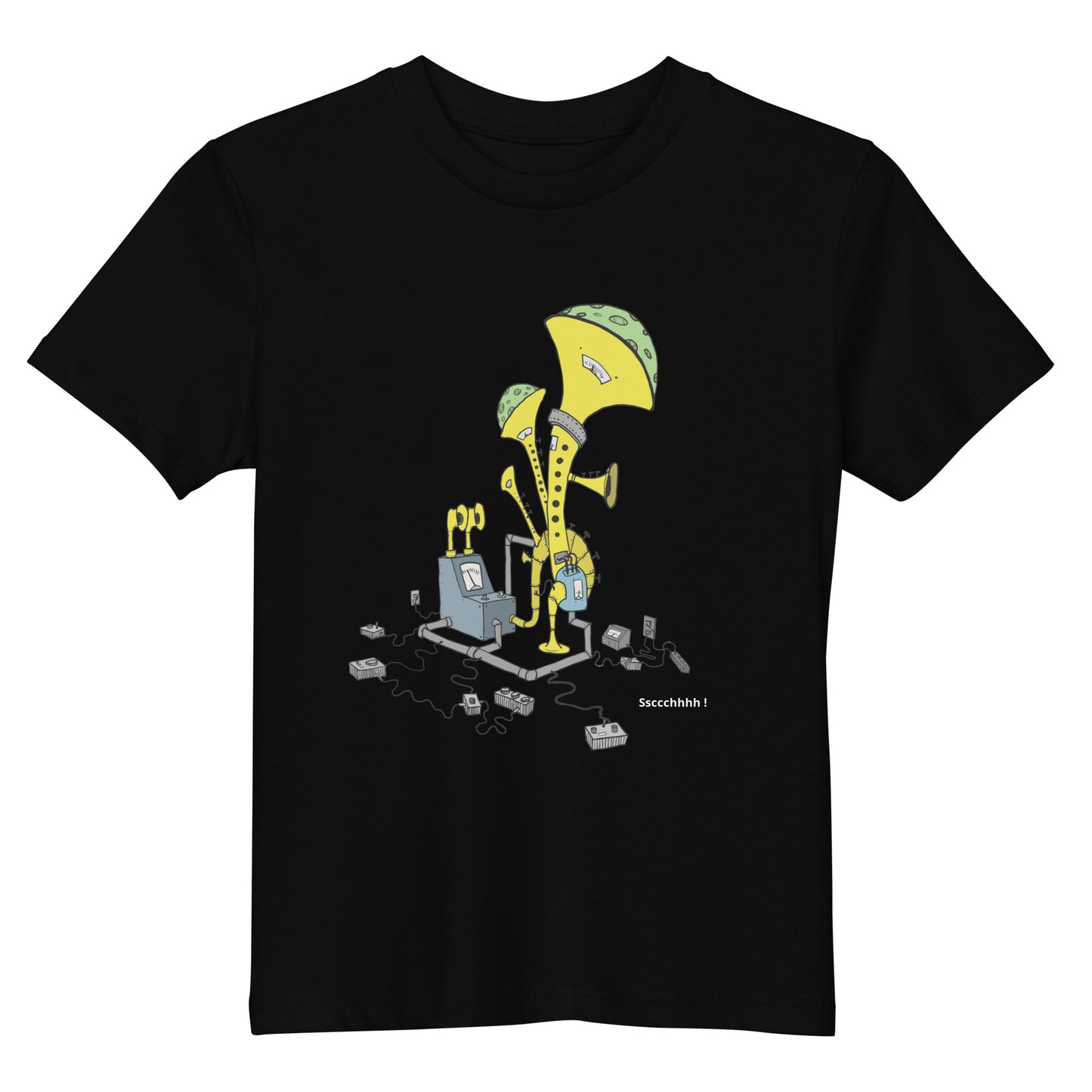 Original design t-shirt, wearable art, original drawing, creative hoover, contemporary clothing, fantasy, Kids t-shirt, music