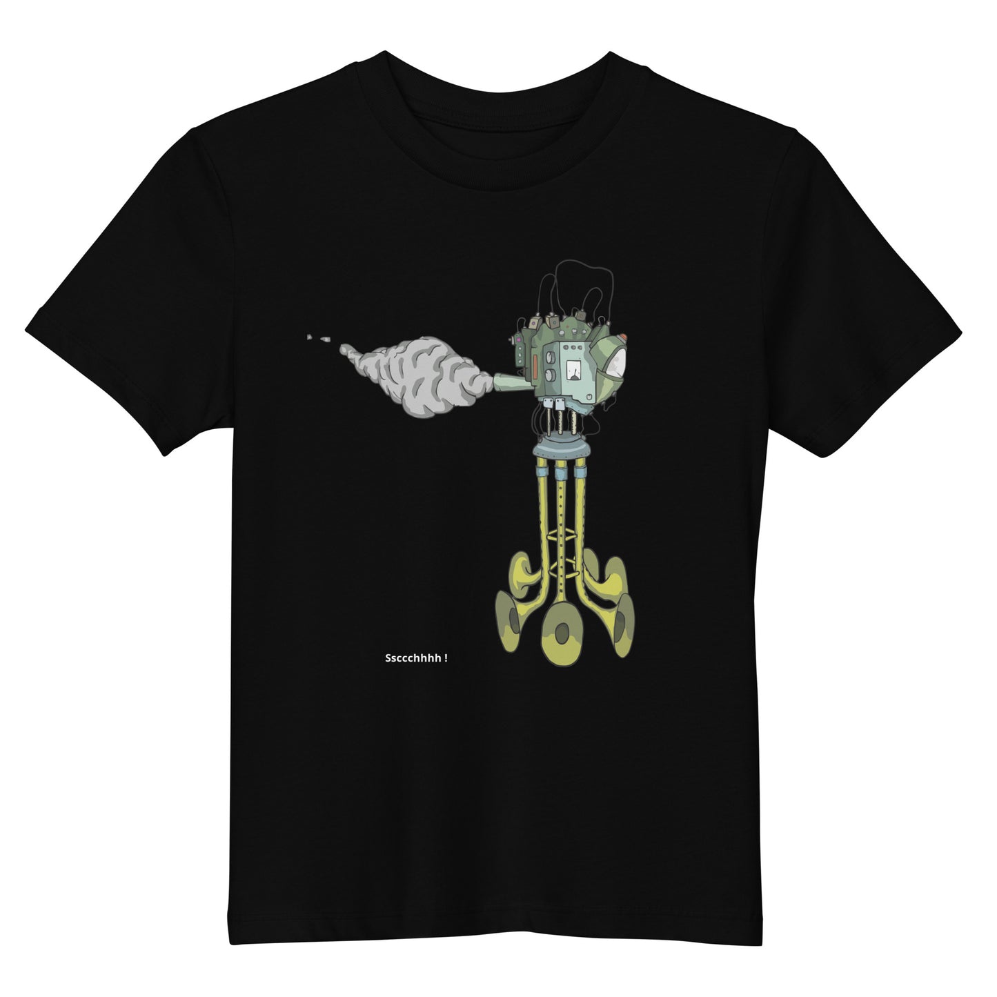 Original design t-shirt, wearable art, original drawing, creative hoover, contemporary clothing, fantasy, Kids t-shirt, music, sound sculpture