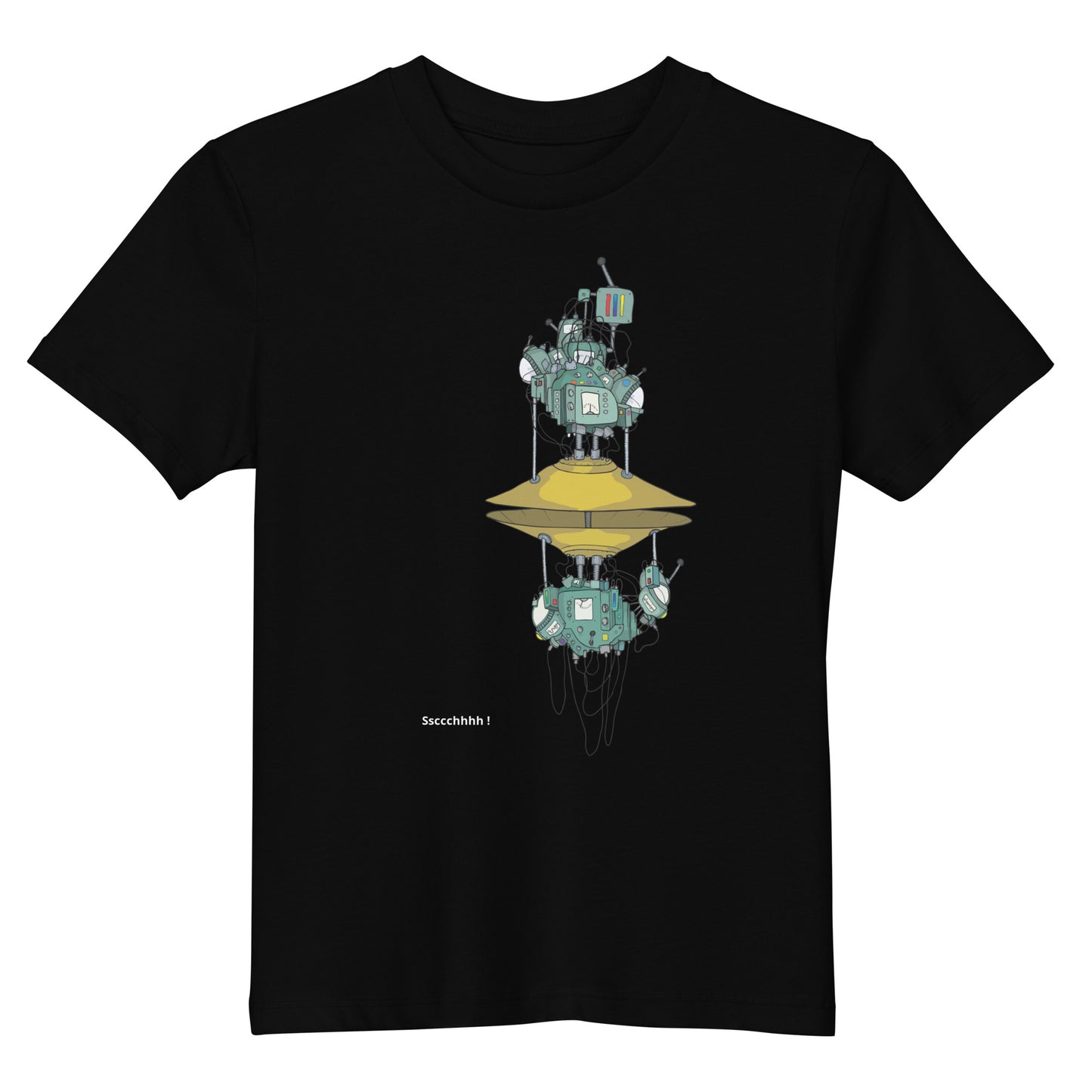 Original design t-shirt, wearable art, original drawing, creative hoover, contemporary clothing, fantasy, Kids t-shirt, music, sound sculpture
