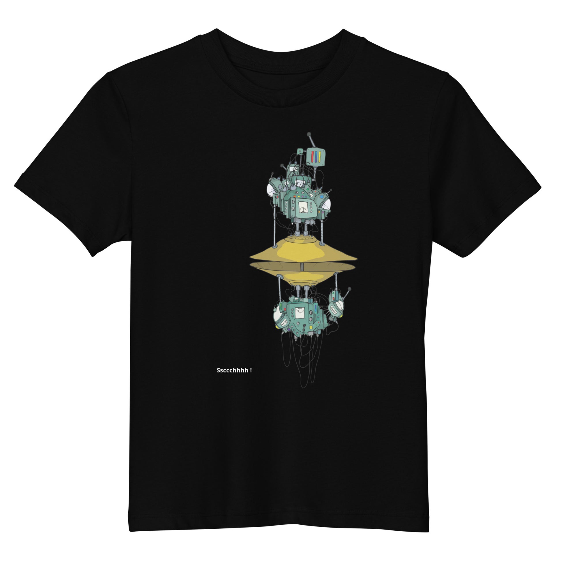 Original design t-shirt, wearable art, original drawing, creative hoover, contemporary clothing, fantasy, Kids t-shirt, music, sound sculpture