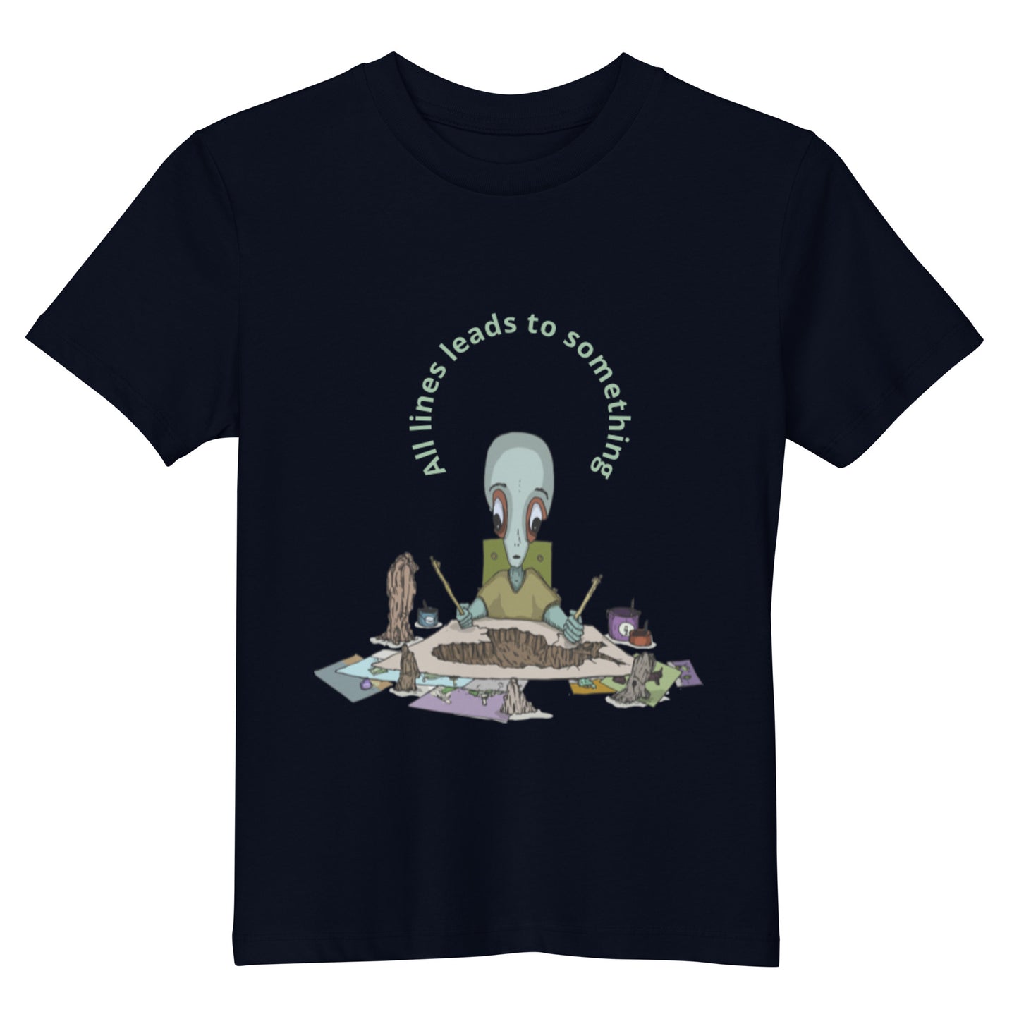 t-shirt, wearable art, original drawing, creative hoover, contemporary clothing, fantasy, cartoon art, Kids t-shirt

