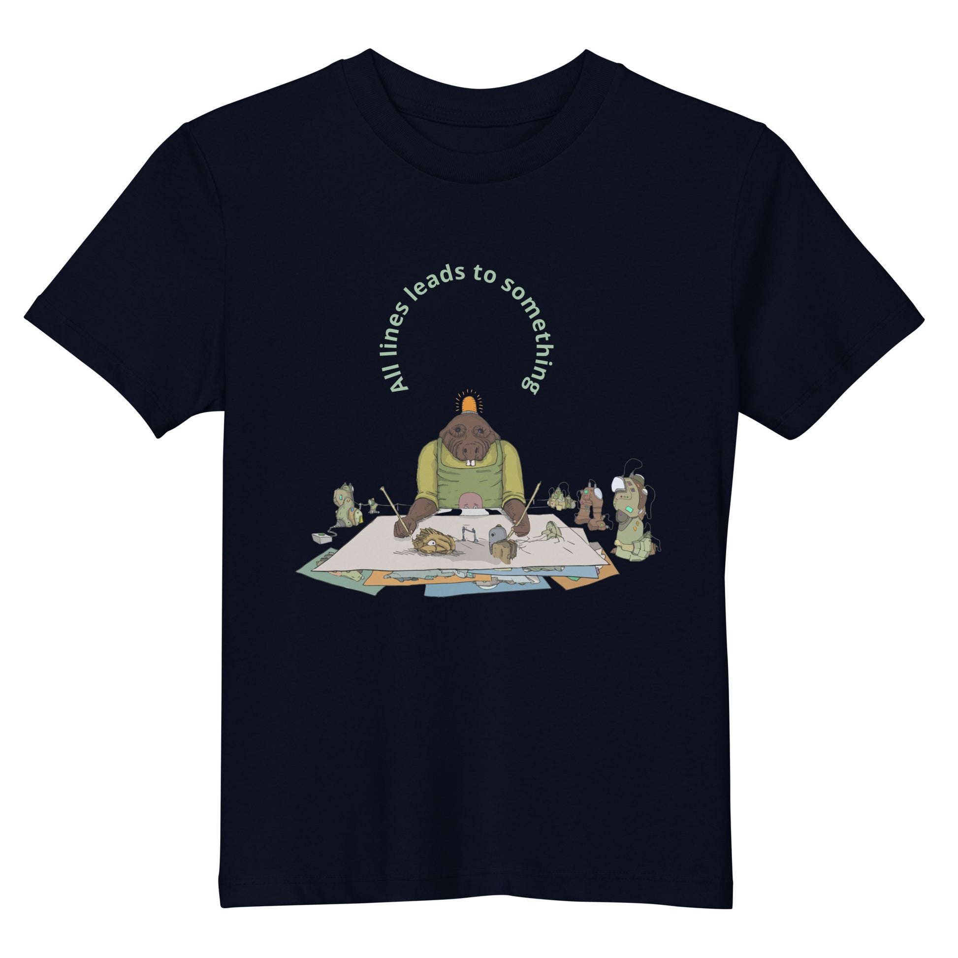 t-shirt, wearable art, original drawing, creative hoover, contemporary clothing, fantasy, cartoon art, Kids t-shirt

