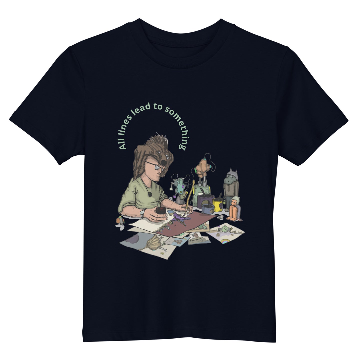 Original design t-shirt, wearable art, original drawing, creative hoover, contemporary clothing, fantasy, art, design t-shirt, 
