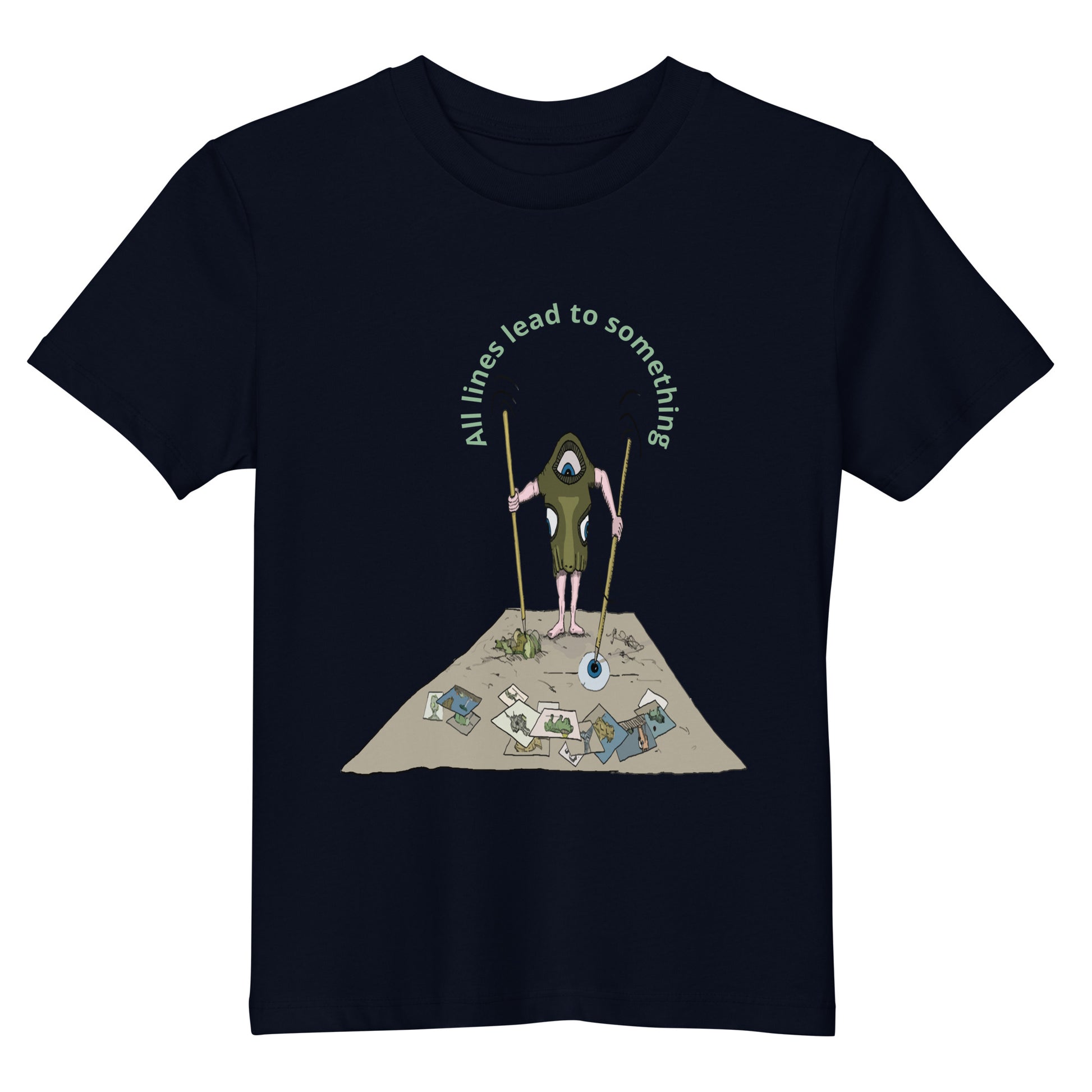 Original design t-shirt, wearable art, original drawing, creative hoover, contemporary clothing, fantasy, Kids t-shirt

