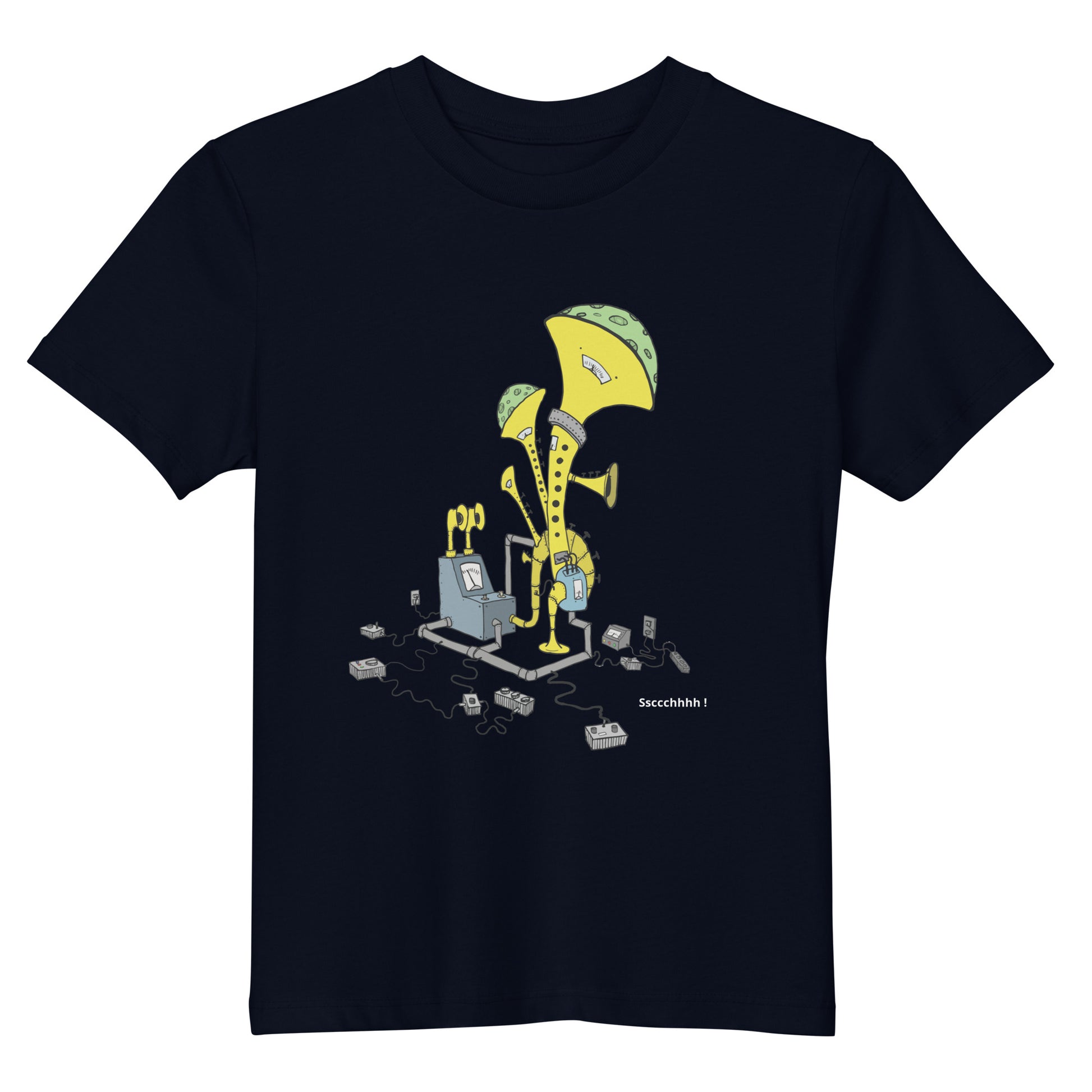 Original design t-shirt, wearable art, original drawing, creative hoover, contemporary clothing, fantasy, Kids t-shirt, music