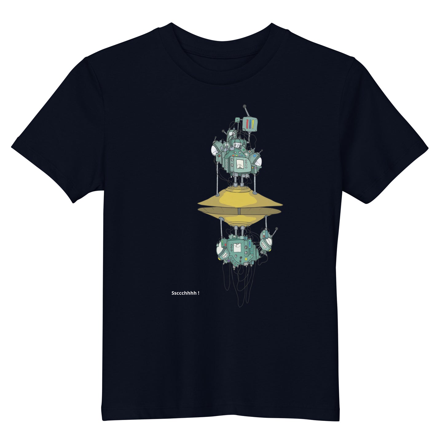 Original design t-shirt, wearable art, original drawing, creative hoover, contemporary clothing, fantasy, Kids t-shirt, music, sound sculpture
