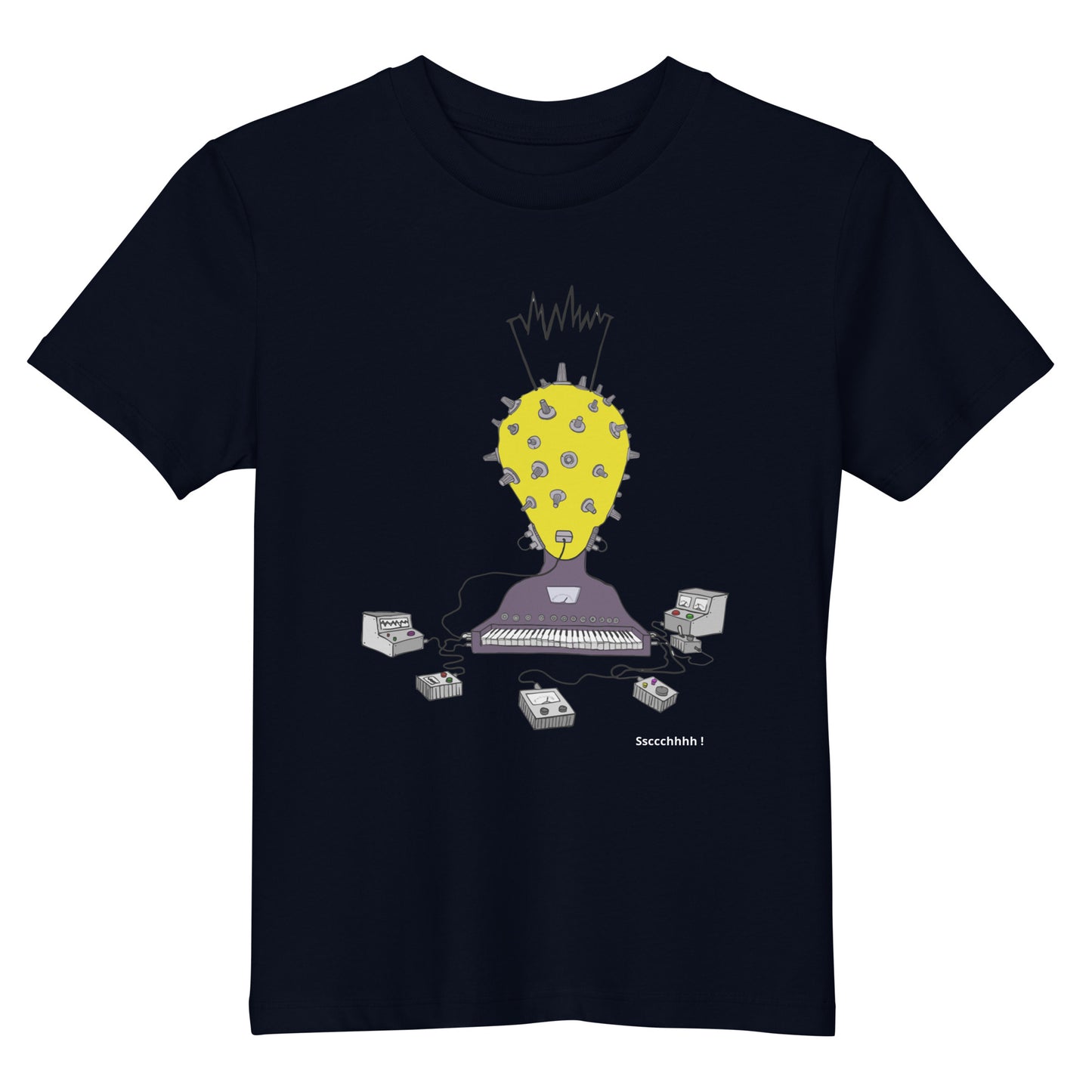 Original design t-shirt, wearable art, original drawing, creative hoover, contemporary clothing, fantasy, Kids t-shirt, music, sound sculpture