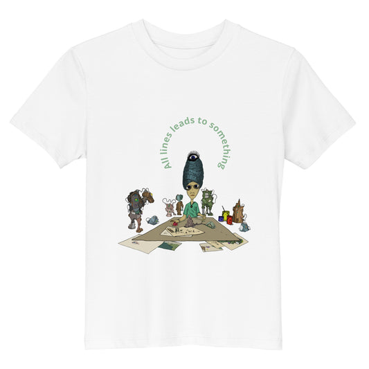t-shirt, wearable art, original drawing, creative hoover, contemporary clothing, fantasy, cartoon art, Kids t-shirt

