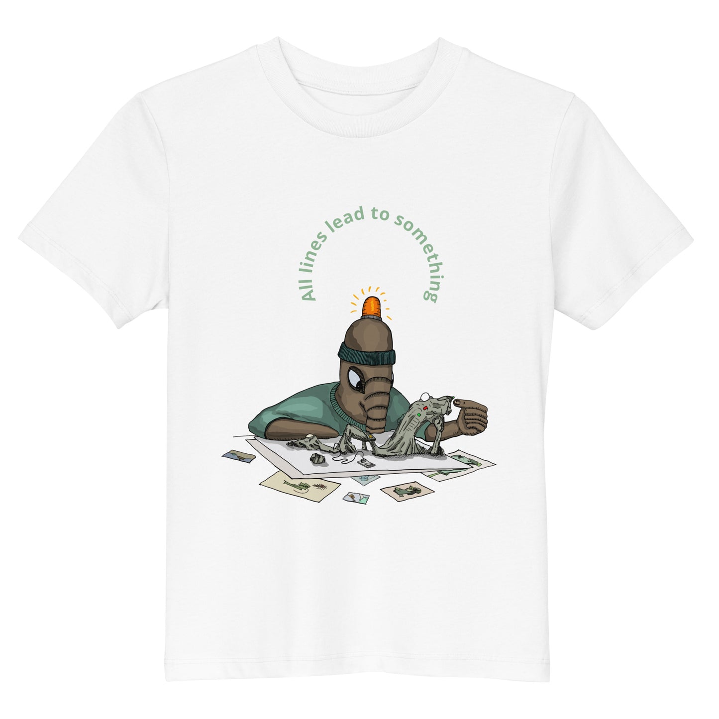 Original design t-shirt, wearable art, original drawing, creative hoover, contemporary clothing, fantasy, Kids t-shirt