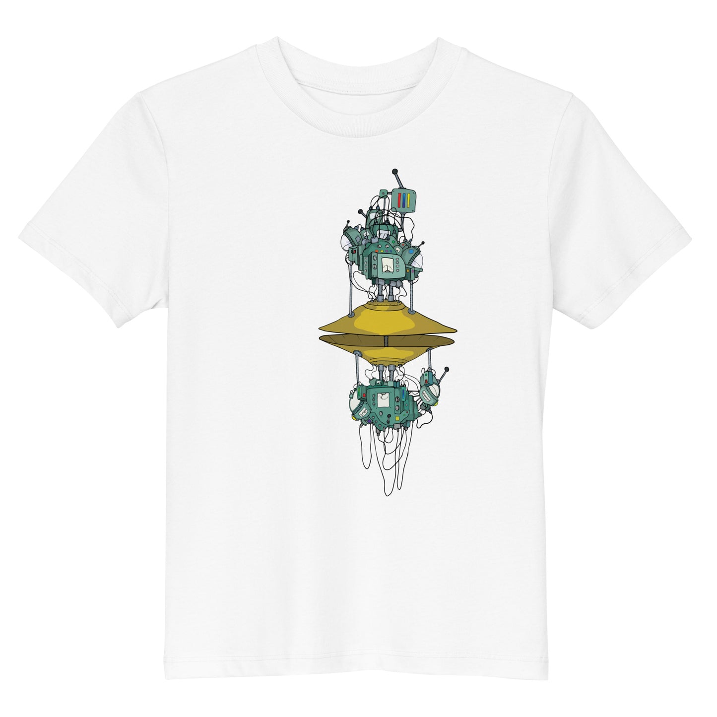 Original design t-shirt, wearable art, original drawing, creative hoover, contemporary clothing, fantasy, Kids t-shirt, music, sound sculpture