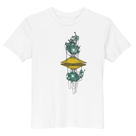 Original design t-shirt, wearable art, original drawing, creative hoover, contemporary clothing, fantasy, Kids t-shirt, music, sound sculpture