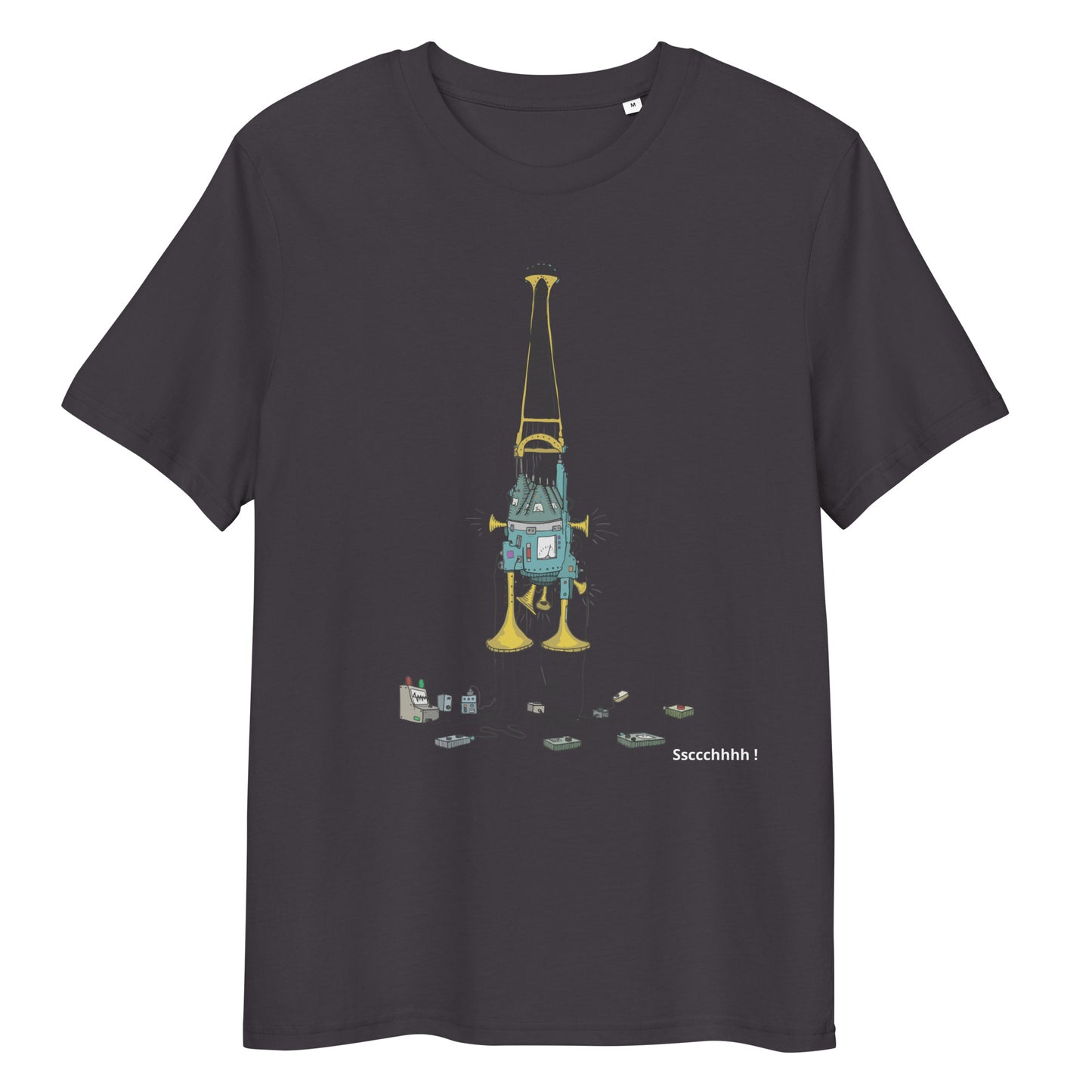 Original design t-shirt, wearable art, original drawing, creative hoover, contemporary clothing, fantasy, art, design t-shirt, music, sound sculpture
