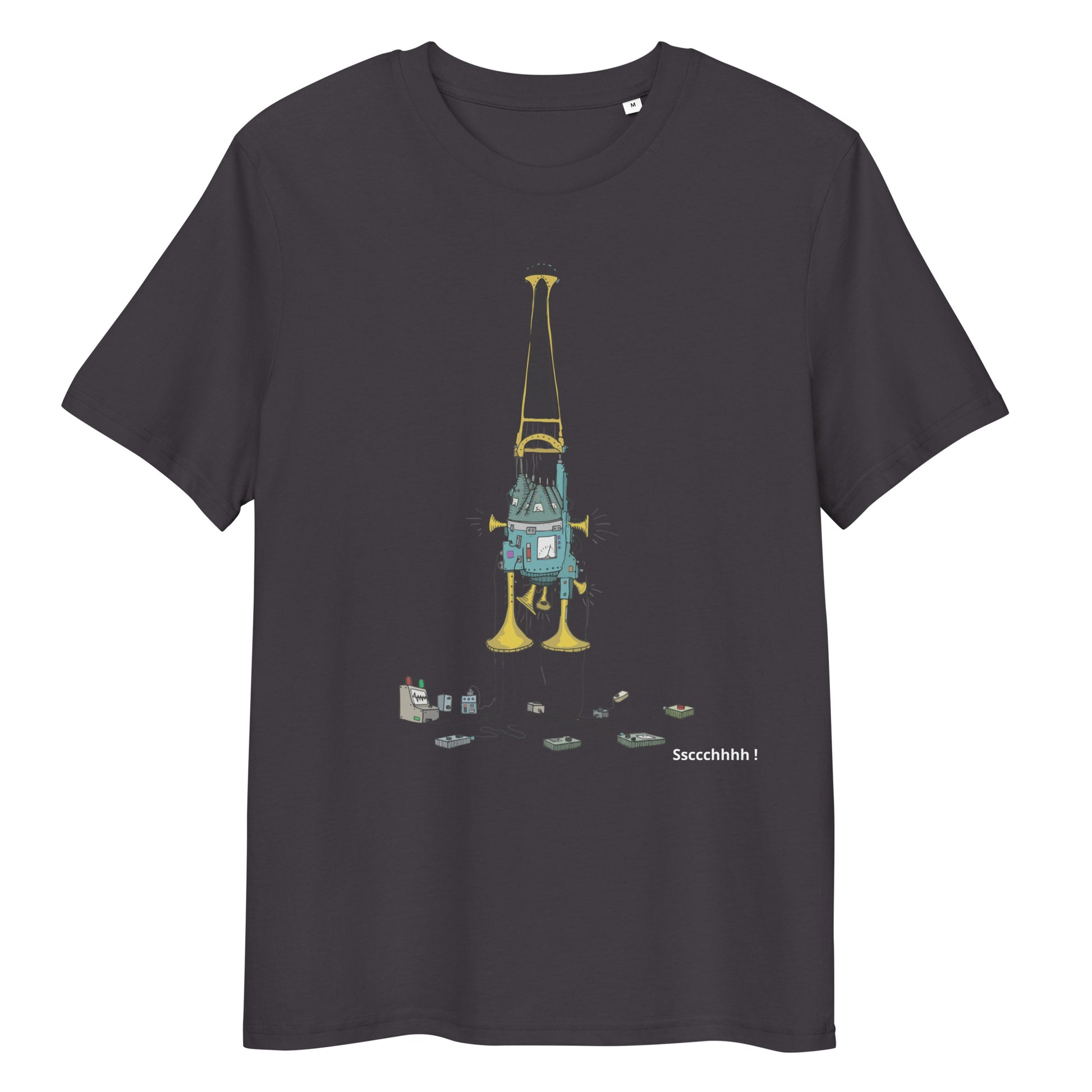 Original design t-shirt, wearable art, original drawing, creative hoover, contemporary clothing, fantasy, art, design t-shirt, music, sound sculpture
