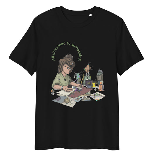 Original design t-shirt, wearable art, original drawing, creative hoover, contemporary clothing, fantasy, art
