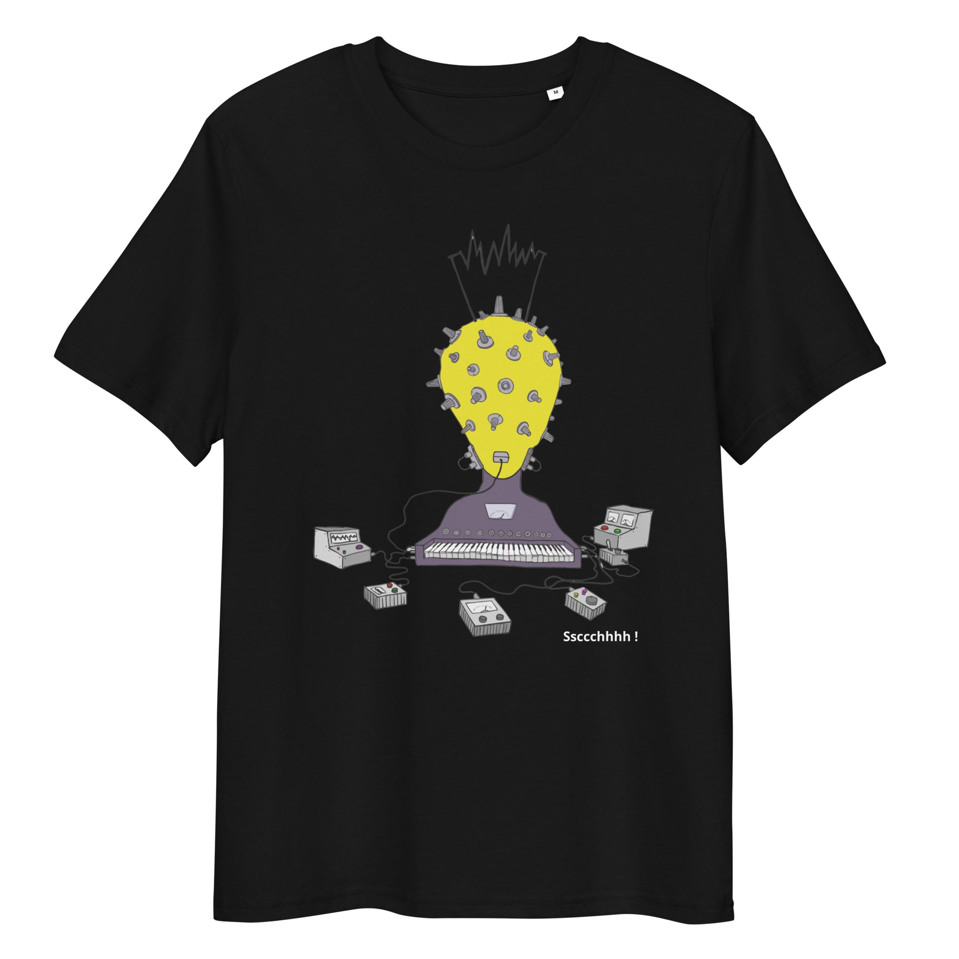 Original design t-shirt, wearable art, original drawing, creative hoover, contemporary clothing, fantasy, art, design t-shirt, music, sound sculpture
