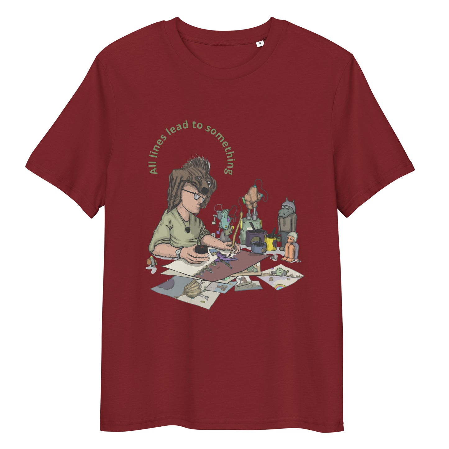 Original design t-shirt, wearable art, original drawing, creative hoover, contemporary clothing, fantasy, art