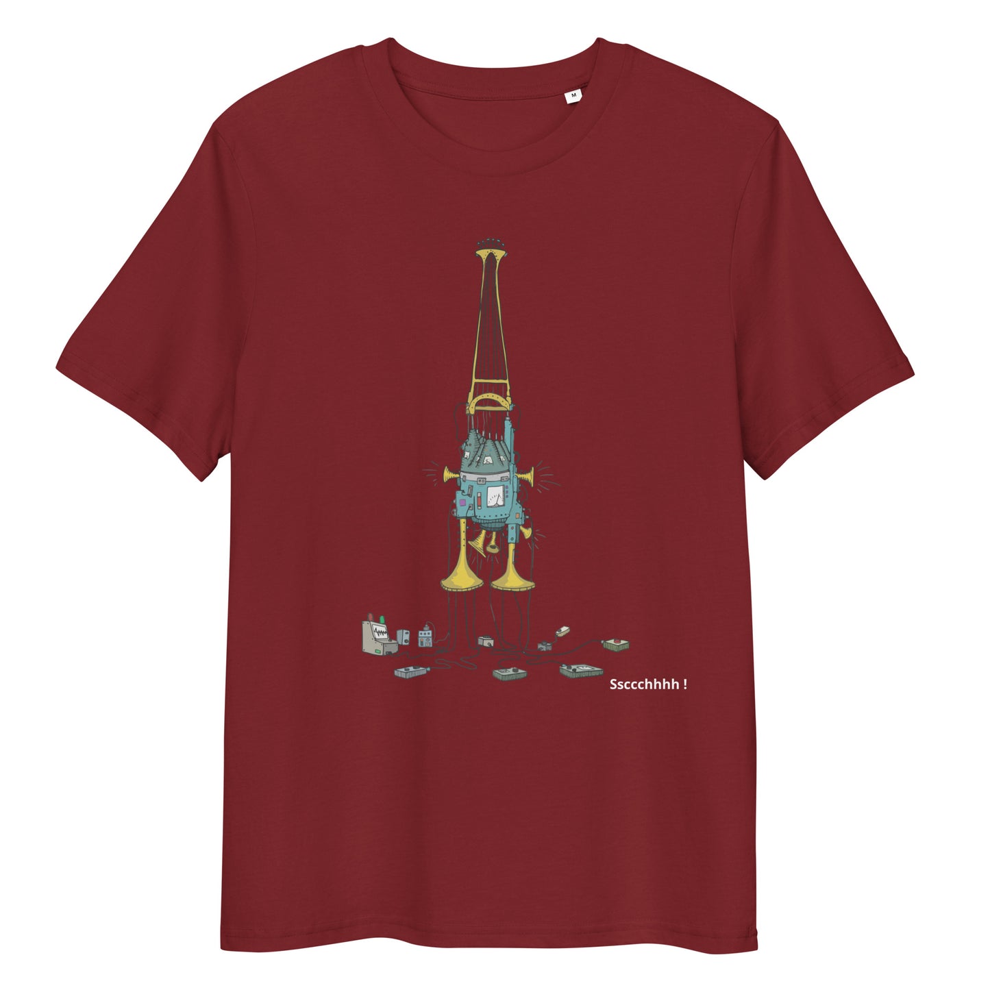 Original design t-shirt, wearable art, original drawing, creative hoover, contemporary clothing, fantasy, art, design t-shirt, music, sound sculpture
