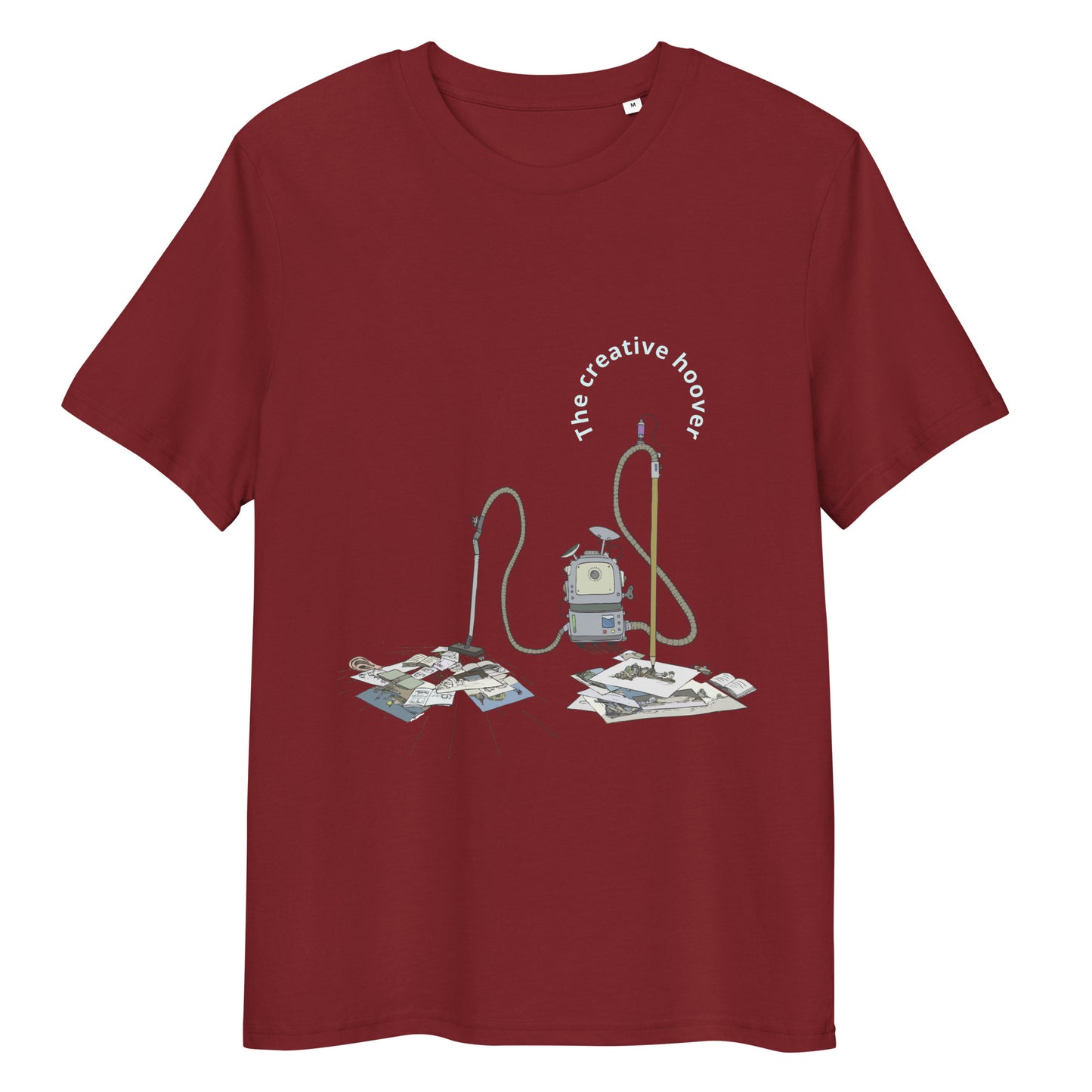 t-shirt, wearable art, original drawing, creative hoover, contemporary clothing