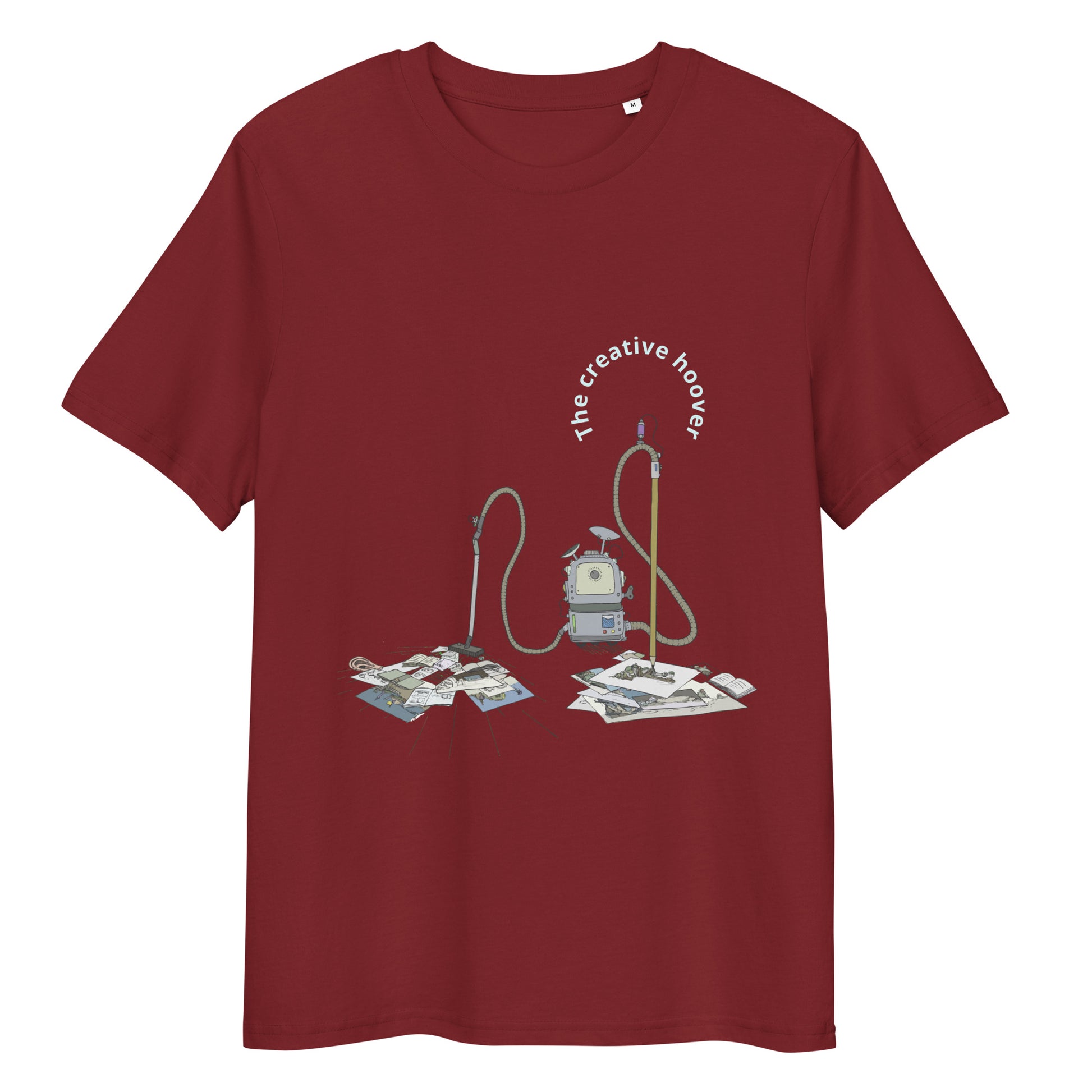 t-shirt, wearable art, original drawing, creative hoover, contemporary clothing