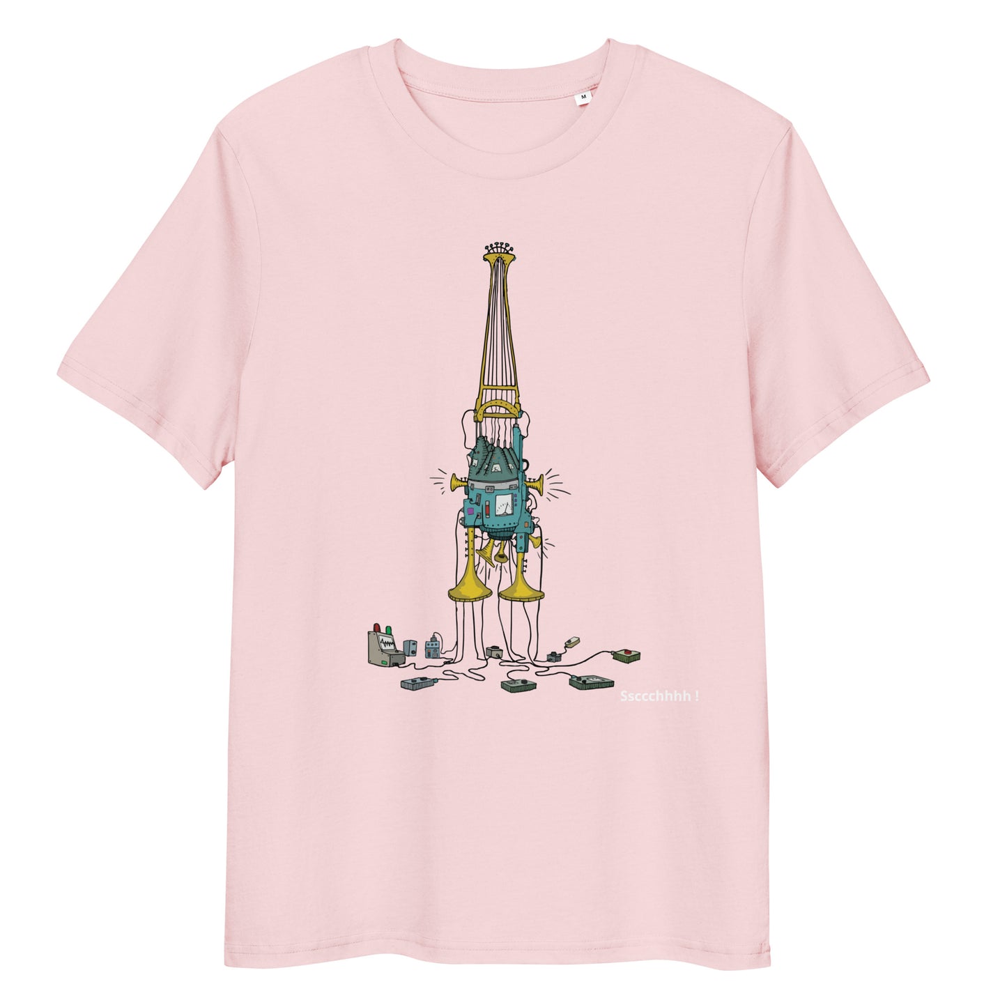 Original design t-shirt, wearable art, original drawing, creative hoover, contemporary clothing, fantasy, art, design t-shirt, music, sound sculpture
