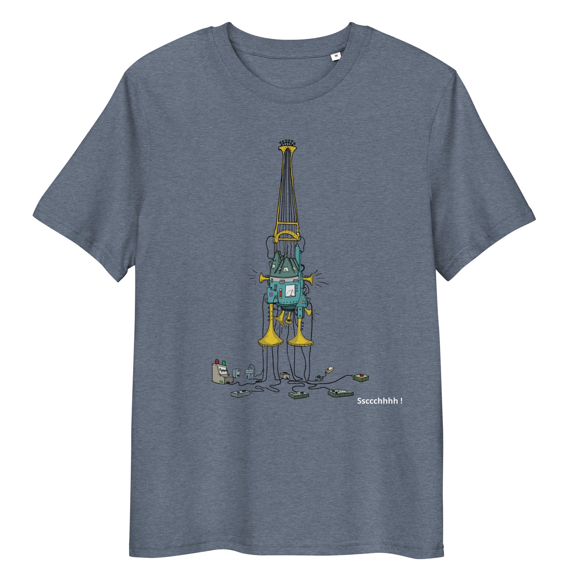 Original design t-shirt, wearable art, original drawing, creative hoover, contemporary clothing, fantasy, art, design t-shirt, music, sound sculpture
