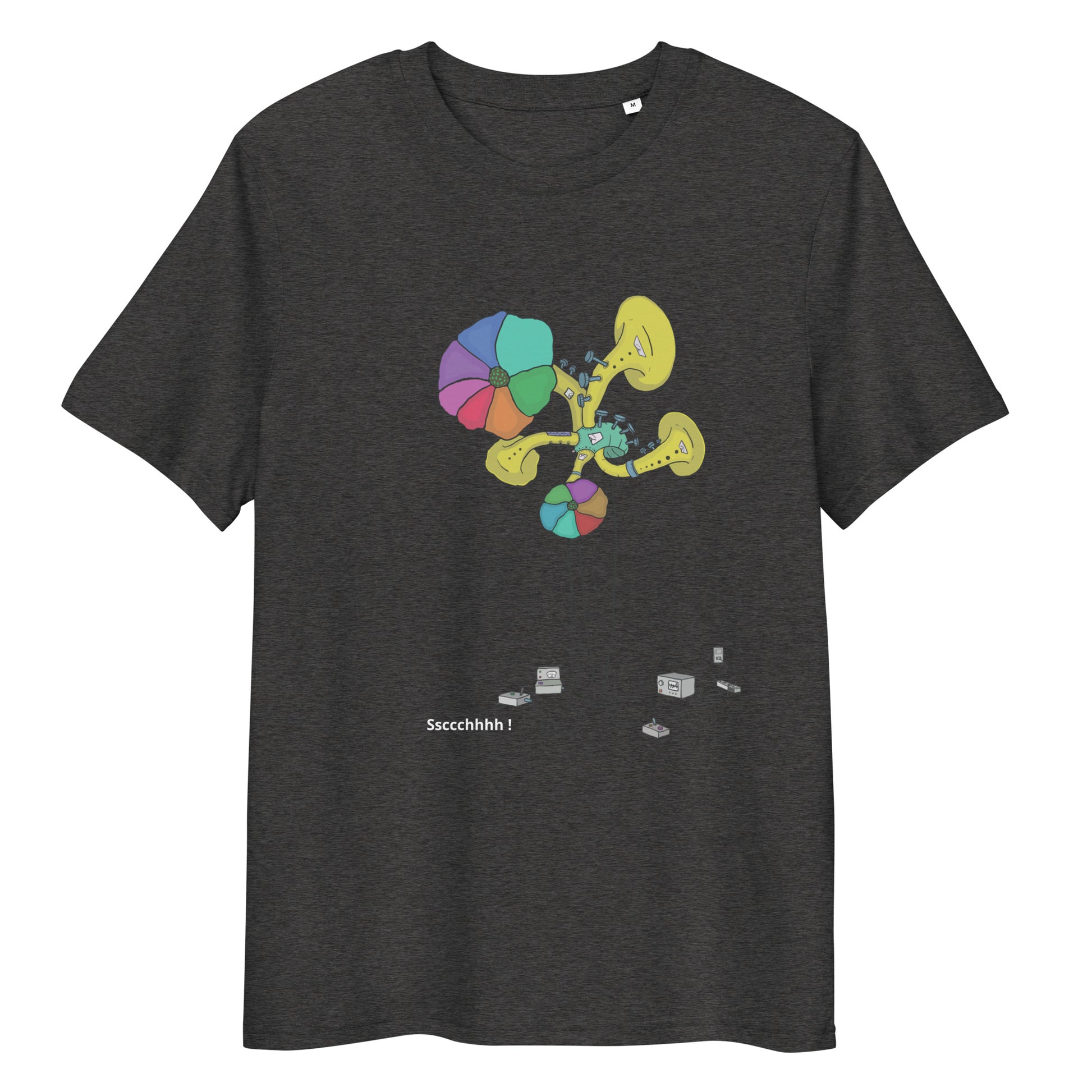 Original design t-shirt, wearable art, original drawing, creative hoover, contemporary clothing, fantasy, art, design t-shirt, music, sound sculpture
