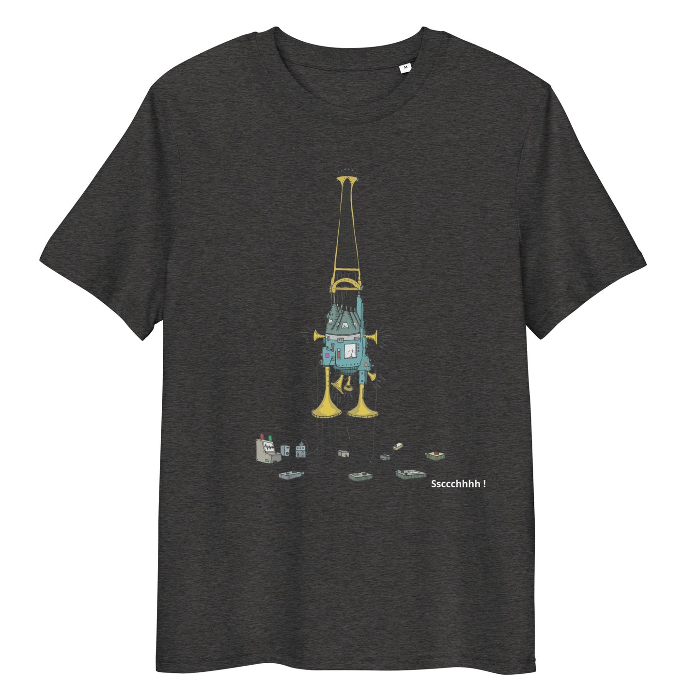 Original design t-shirt, wearable art, original drawing, creative hoover, contemporary clothing, fantasy, art, design t-shirt, music, sound sculpture
