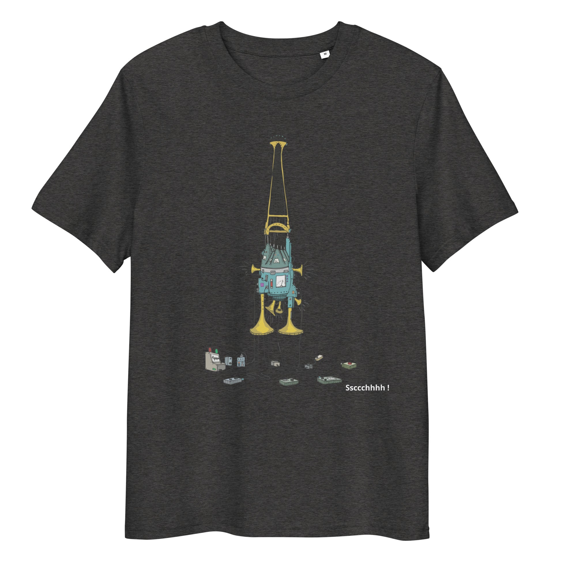 Original design t-shirt, wearable art, original drawing, creative hoover, contemporary clothing, fantasy, art, design t-shirt, music, sound sculpture
