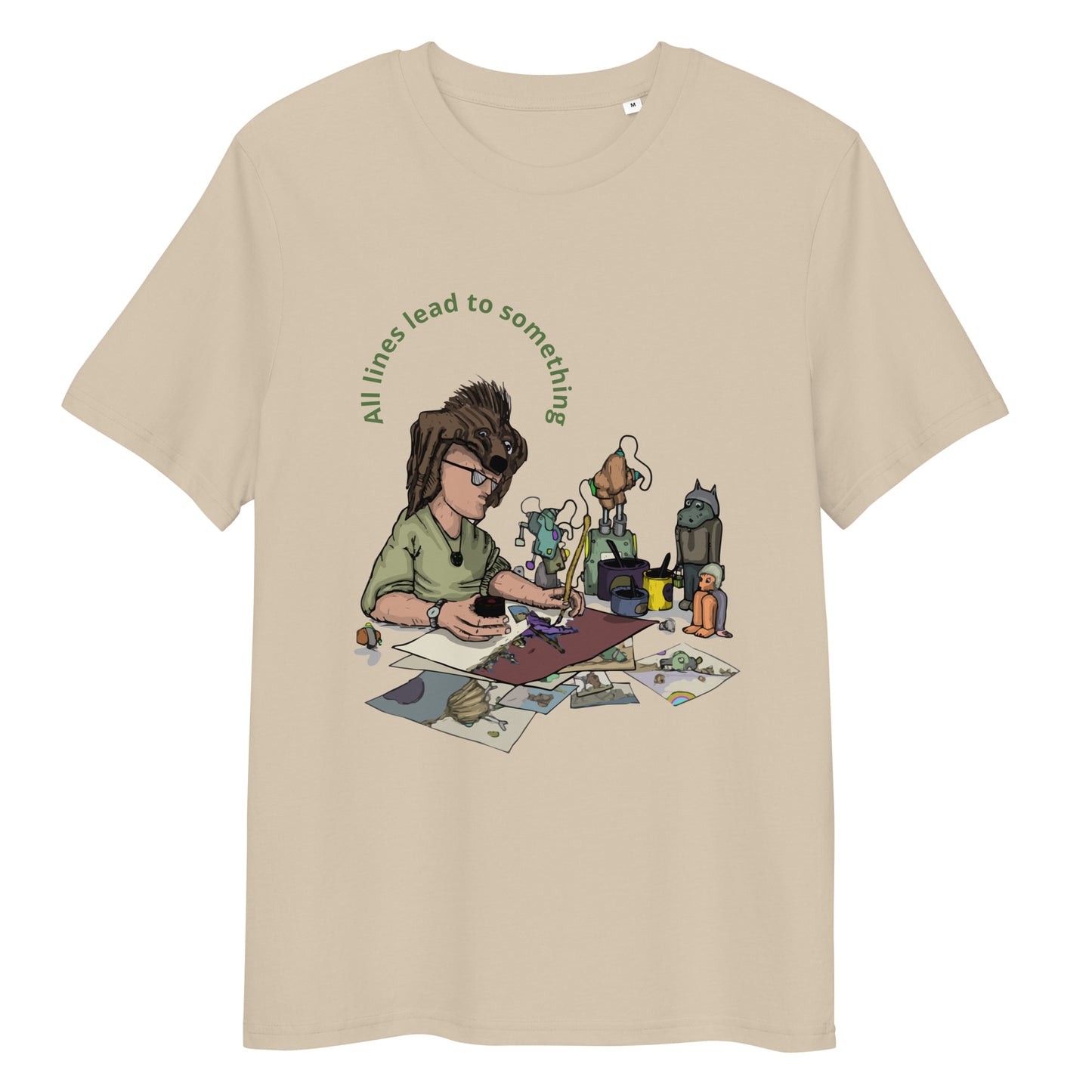 Original design t-shirt, wearable art, original drawing, creative hoover, contemporary clothing, fantasy, art