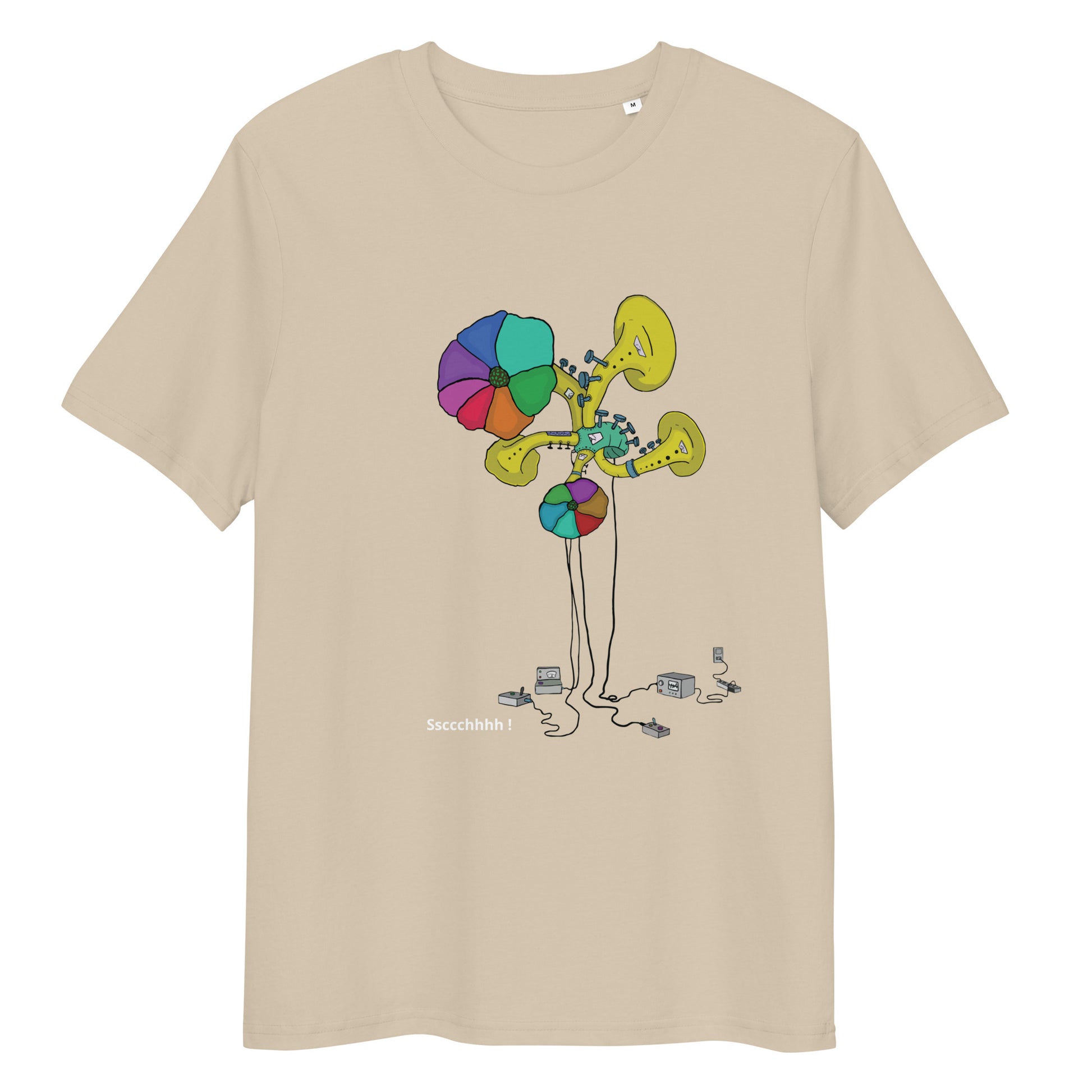 Original design t-shirt, wearable art, original drawing, creative hoover, contemporary clothing, fantasy, art, design t-shirt, music, sound sculpture
