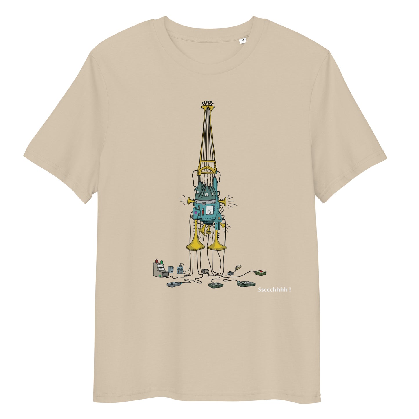 Original design t-shirt, wearable art, original drawing, creative hoover, contemporary clothing, fantasy, art, design t-shirt, music, sound sculpture
