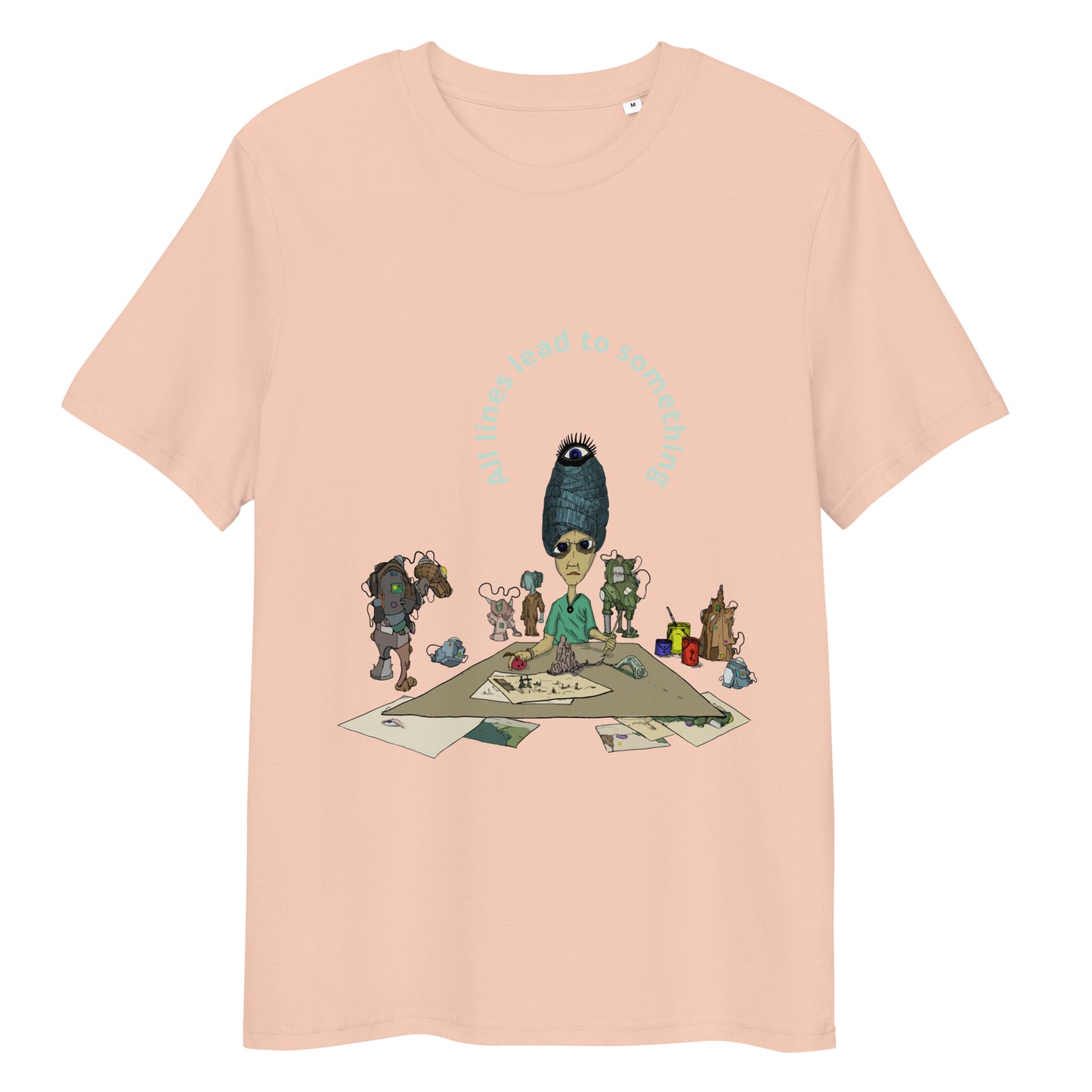 t-shirt, wearable art, original drawing, creative hoover, contemporary clothing, fantasy, cartoon art, Kids t-shirt
