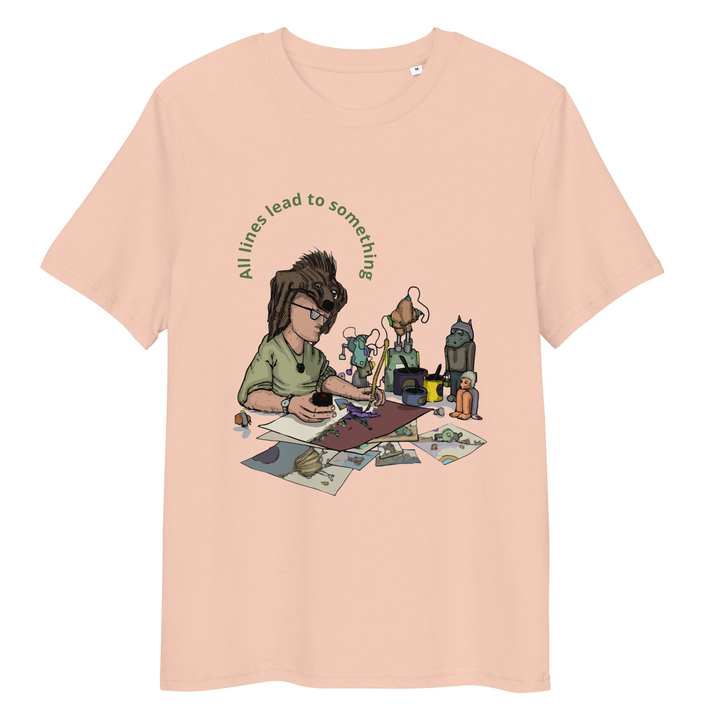 Original design t-shirt, wearable art, original drawing, creative hoover, contemporary clothing, fantasy, art