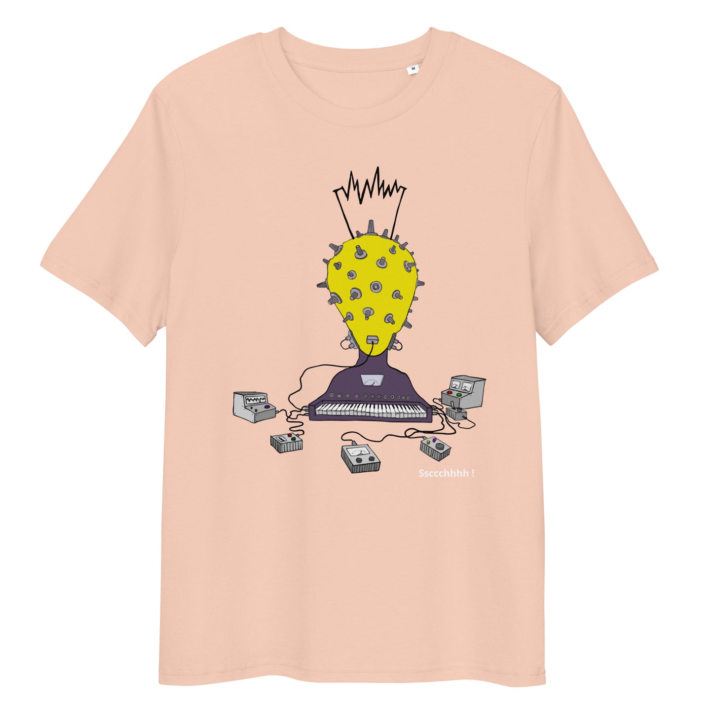 Original design t-shirt, wearable art, original drawing, creative hoover, contemporary clothing, fantasy, art, design t-shirt, music, sound sculpture

