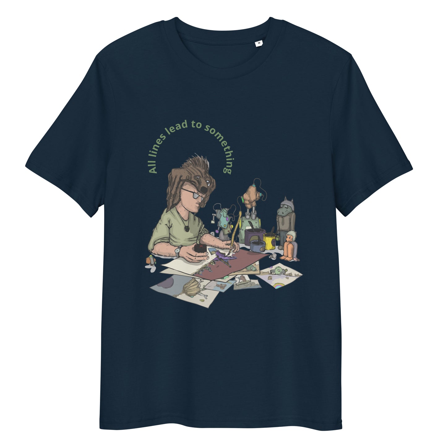 Original design t-shirt, wearable art, original drawing, creative hoover, contemporary clothing, fantasy, art