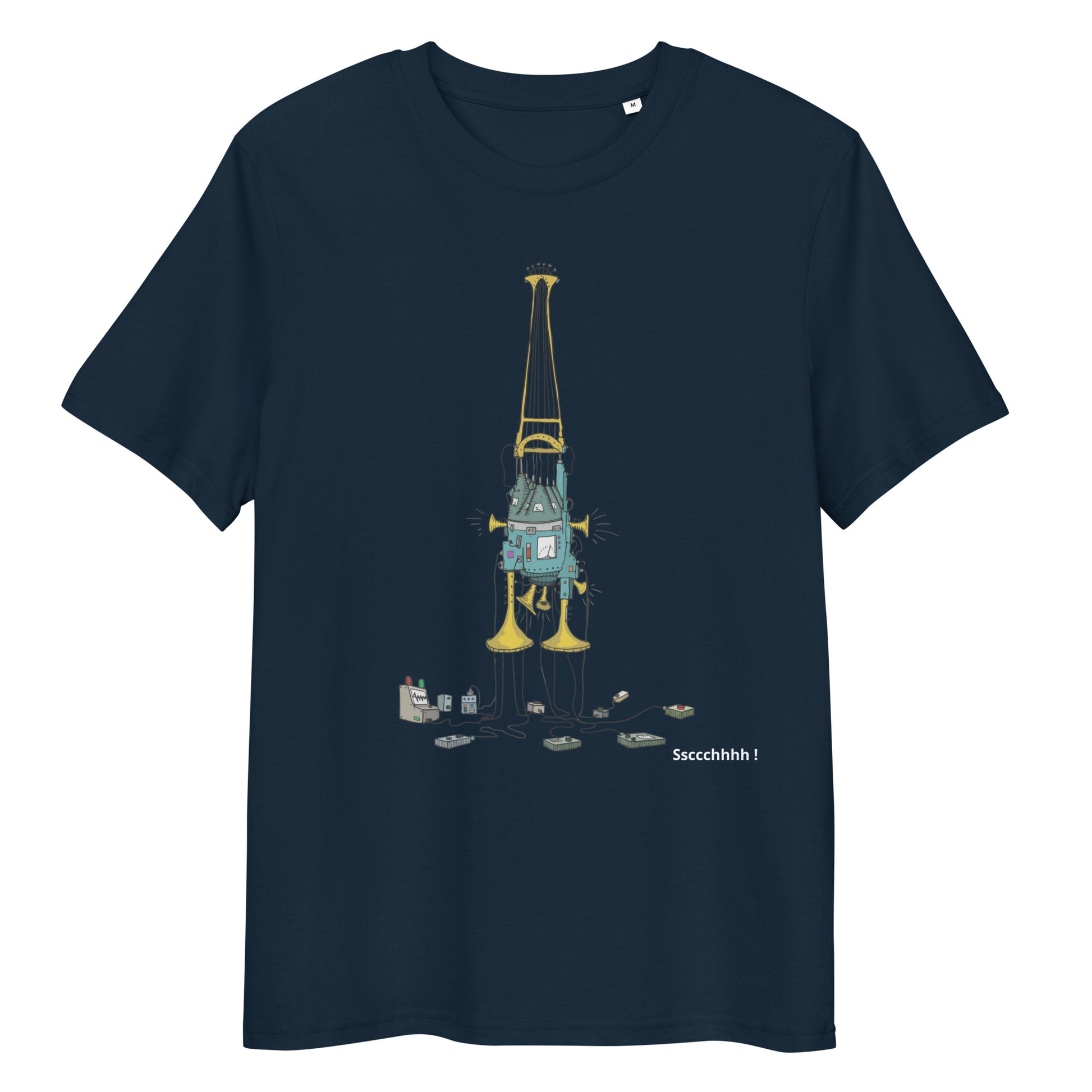 Original design t-shirt, wearable art, original drawing, creative hoover, contemporary clothing, fantasy, art, design t-shirt, music, sound sculpture
