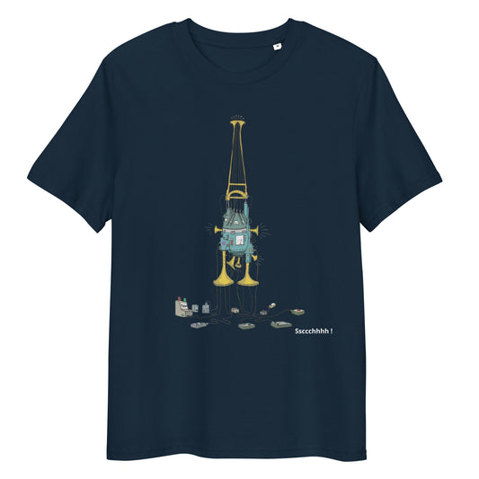 Original design t-shirt, wearable art, original drawing, creative hoover, contemporary clothing, fantasy, art, design t-shirt, music, sound sculpture
