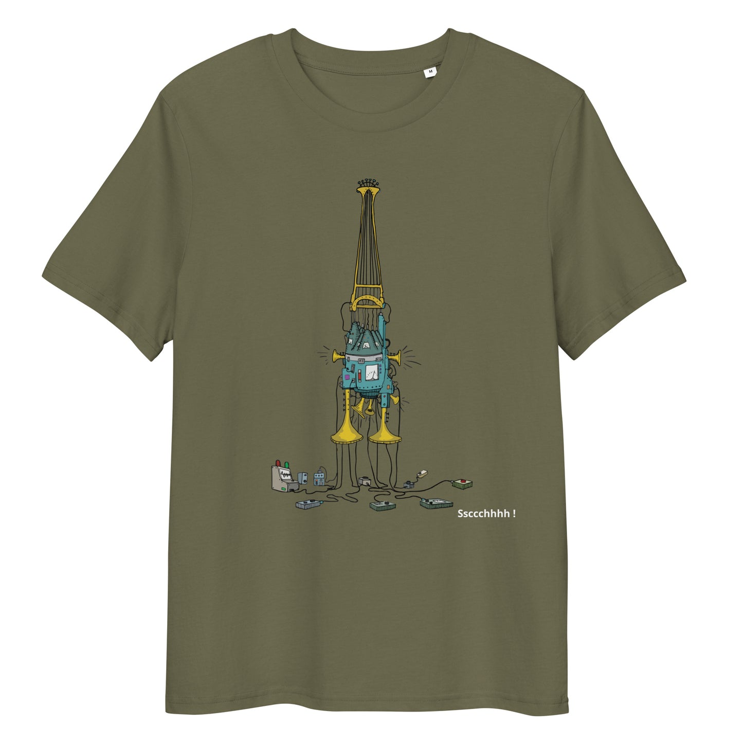 Original design t-shirt, wearable art, original drawing, creative hoover, contemporary clothing, fantasy, art, design t-shirt, music, sound sculpture
