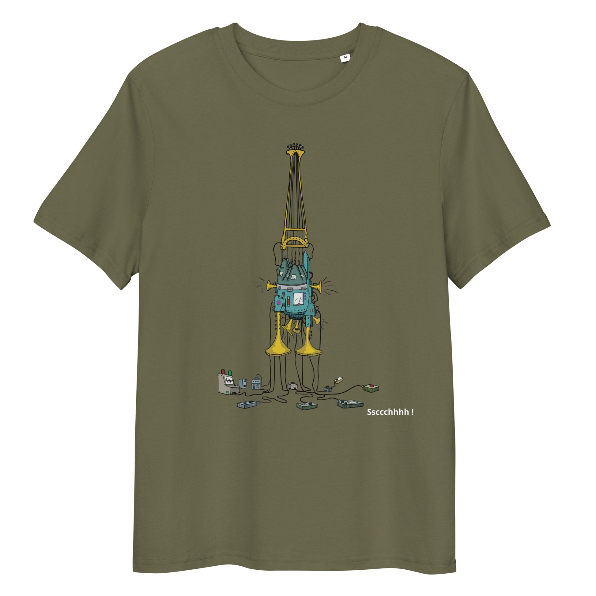 Original design t-shirt, wearable art, original drawing, creative hoover, contemporary clothing, fantasy, art, design t-shirt, music, sound sculpture
