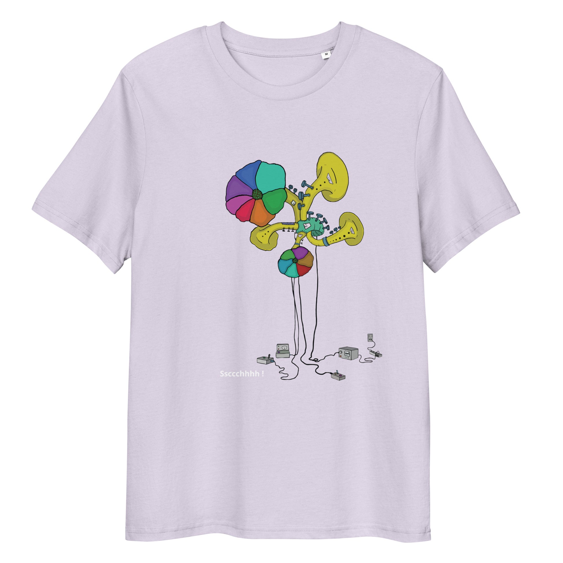 Original design t-shirt, wearable art, original drawing, creative hoover, contemporary clothing, fantasy, art, design t-shirt, music, sound sculpture
