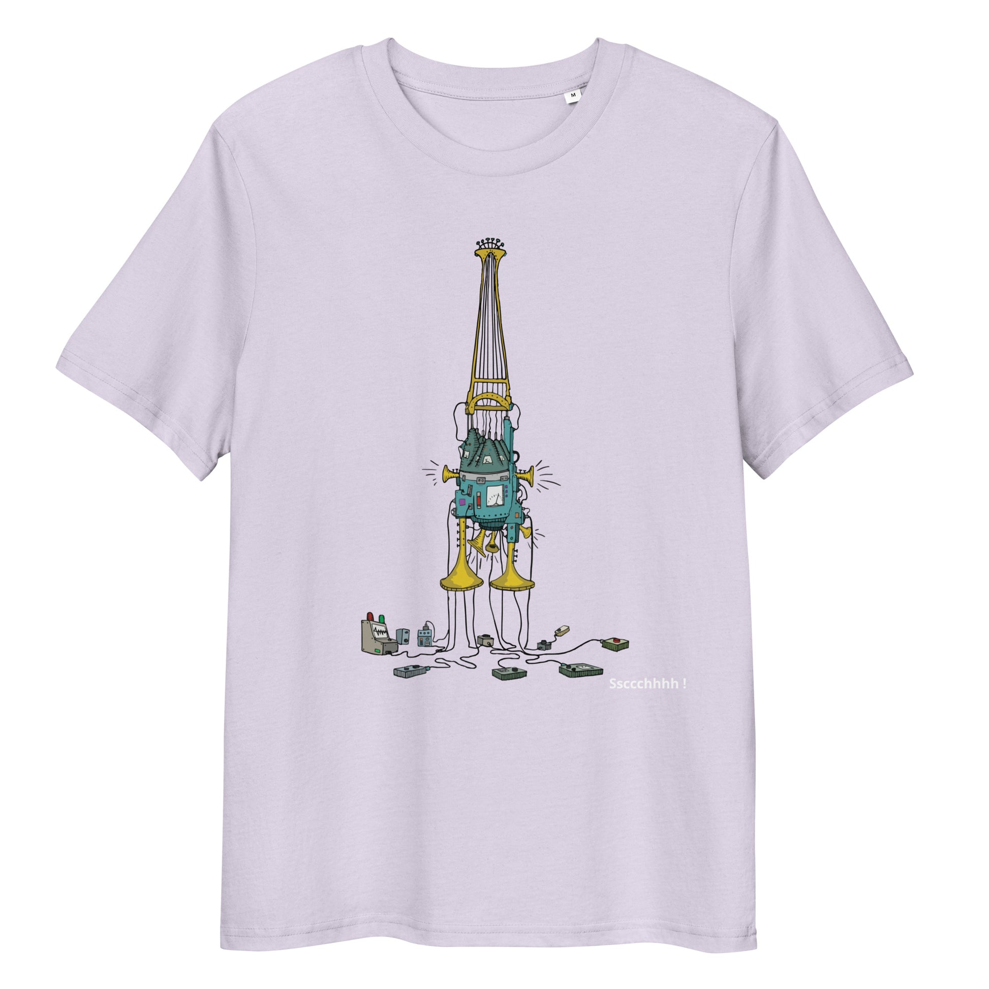 Original design t-shirt, wearable art, original drawing, creative hoover, contemporary clothing, fantasy, art, design t-shirt, music, sound sculpture
