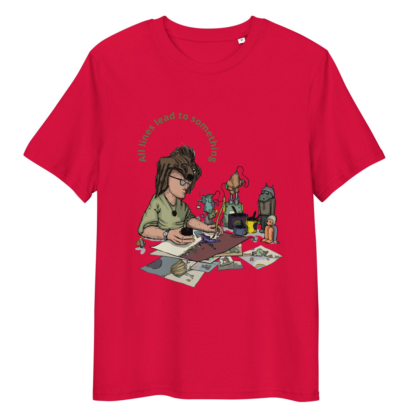Original design t-shirt, wearable art, original drawing, creative hoover, contemporary clothing, fantasy, art