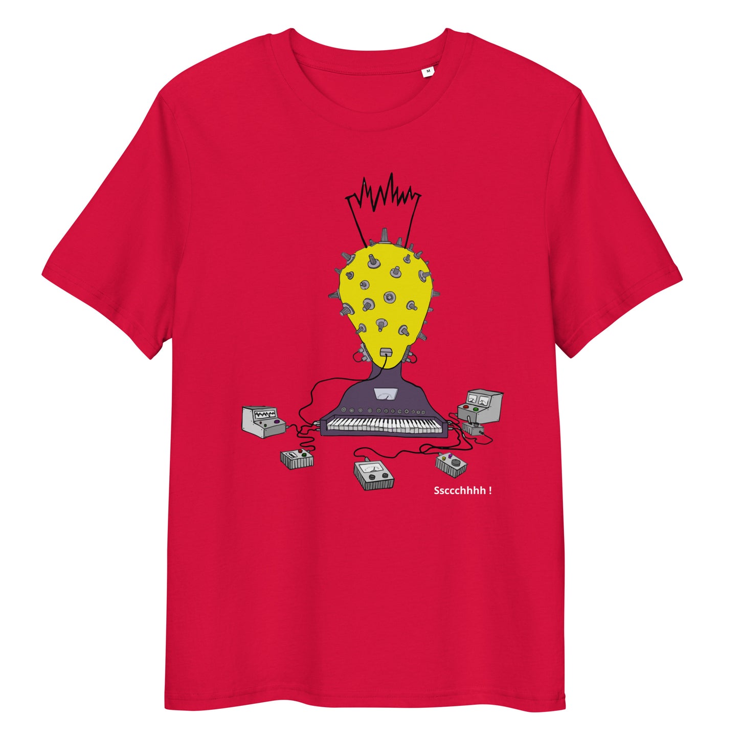 Original design t-shirt, wearable art, original drawing, creative hoover, contemporary clothing, fantasy, art, design t-shirt, music, sound sculpture
