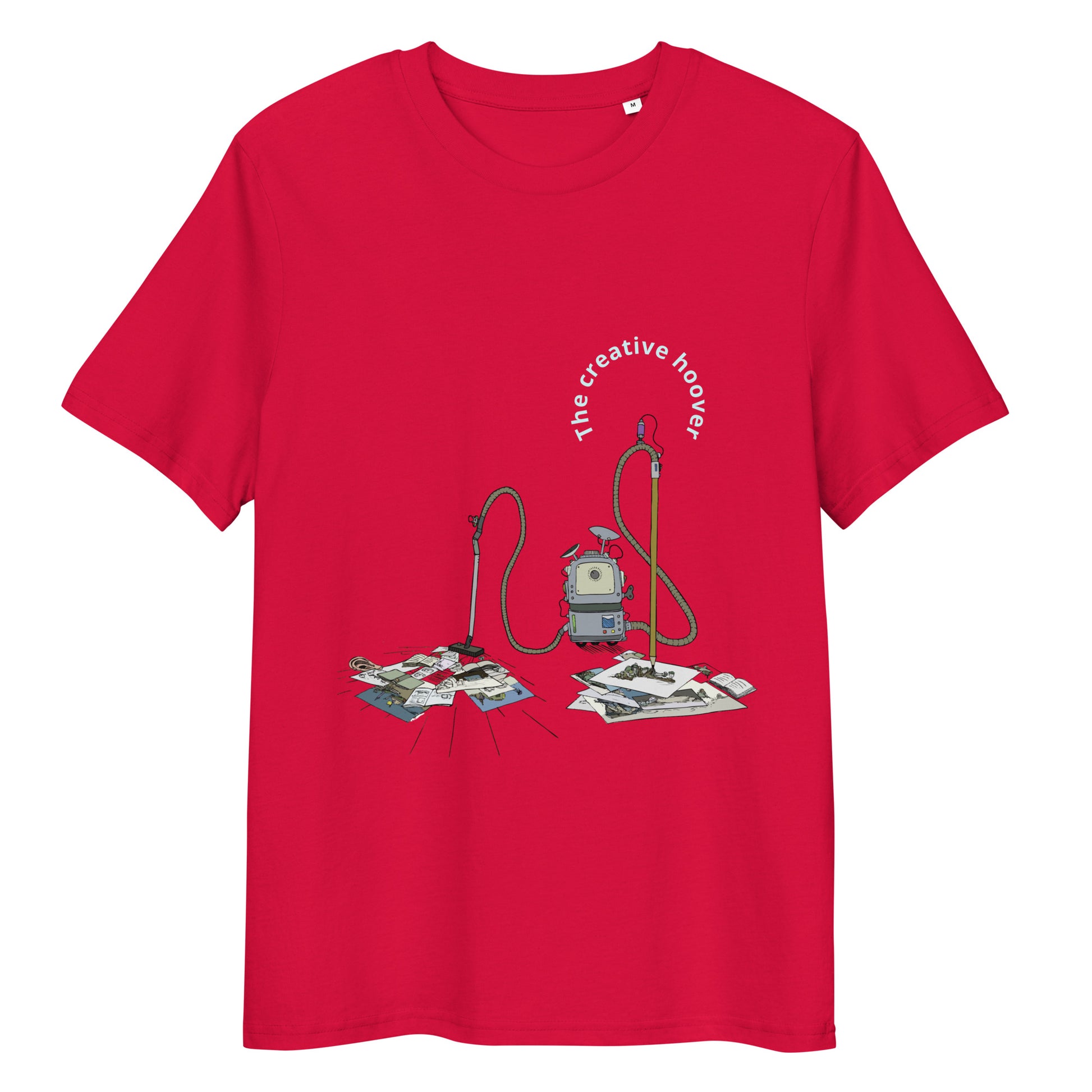 t-shirt, wearable art, original drawing, creative hoover, contemporary clothing