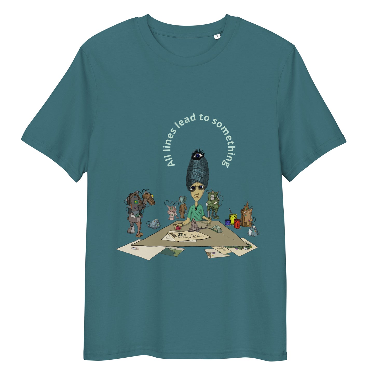 t-shirt, wearable art, original drawing, creative hoover, contemporary clothing, fantasy, cartoon art, Kids t-shirt
